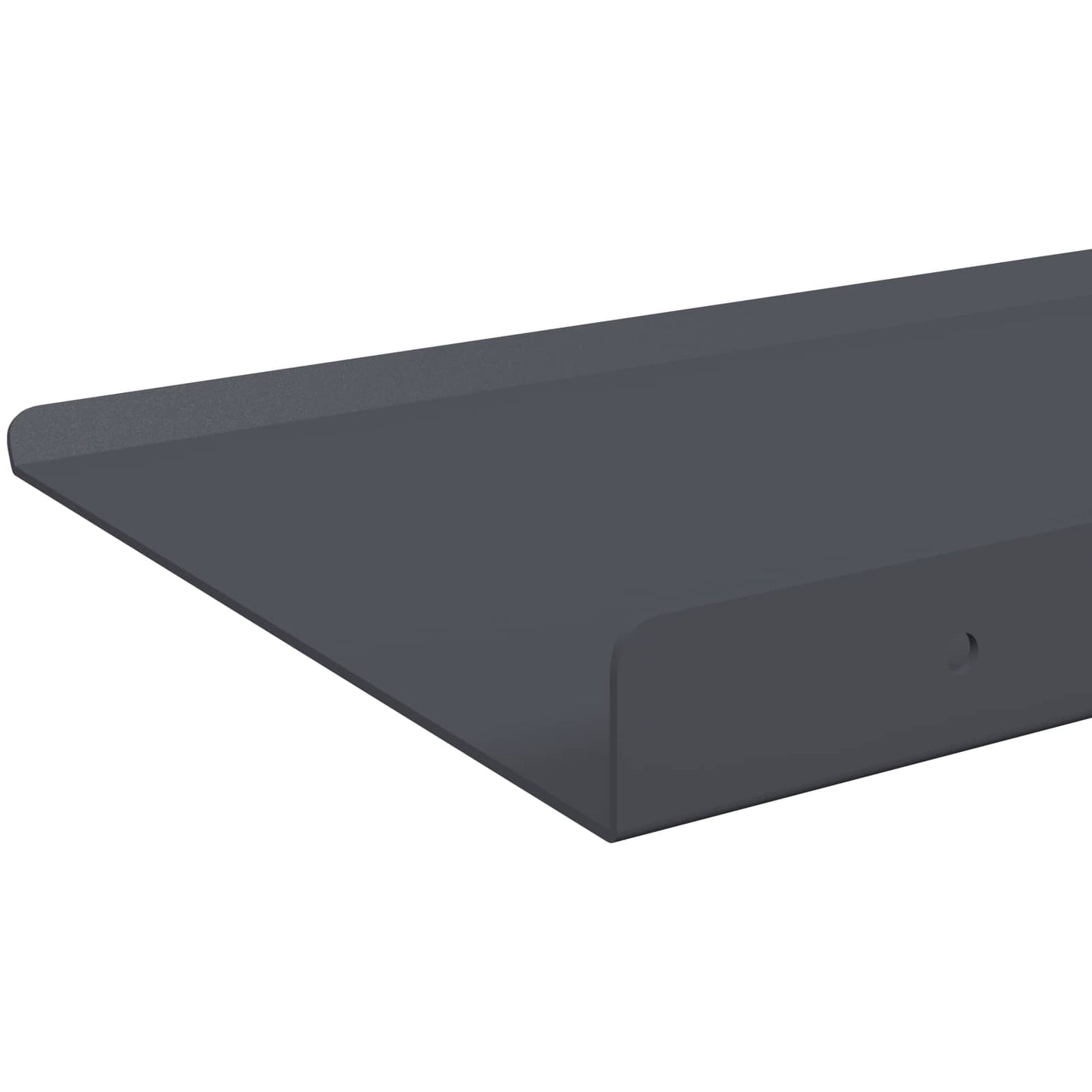 Floating Shelf 4 pcs Anthracite 60 x 18 x 2.5 cm Steel