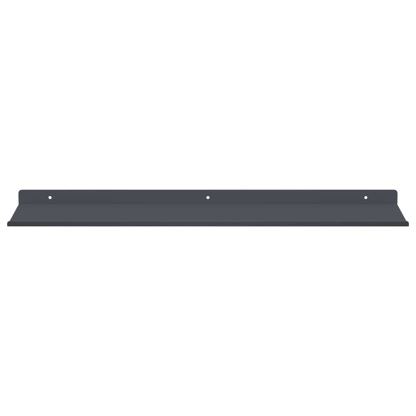 Floating Shelf 4 pcs Anthracite 60 x 18 x 2.5 cm Steel