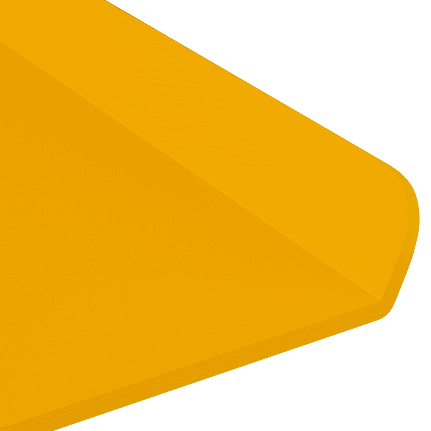 Floating Shelf 2 pcs Mustard Yellow 60 x 18 x 2.5 cm Steel