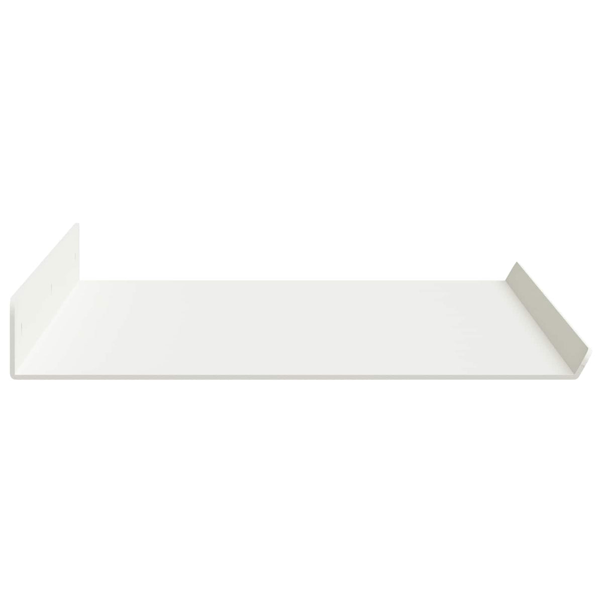 Floating Shelf 2 pcs White 60 x 18 x 2.5 cm Steel