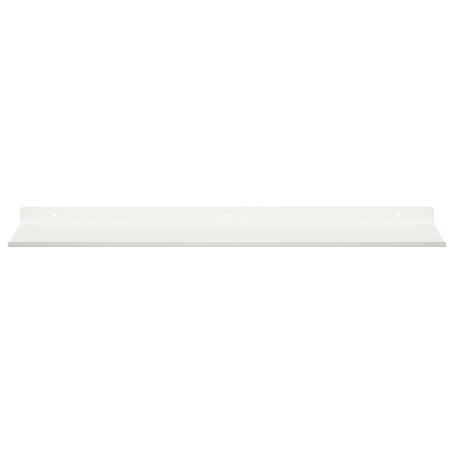 Floating Shelf Wall-mounted 4 pcs White 60 x 18 x 2.5 cm Steel