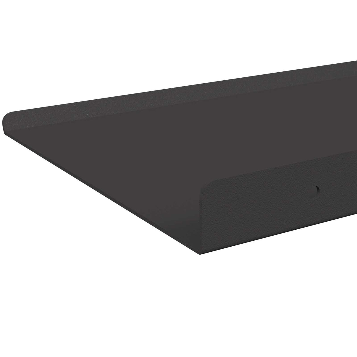 Floating Shelf 4 pcs Black 80 x 18 x 2.5 cm Steel