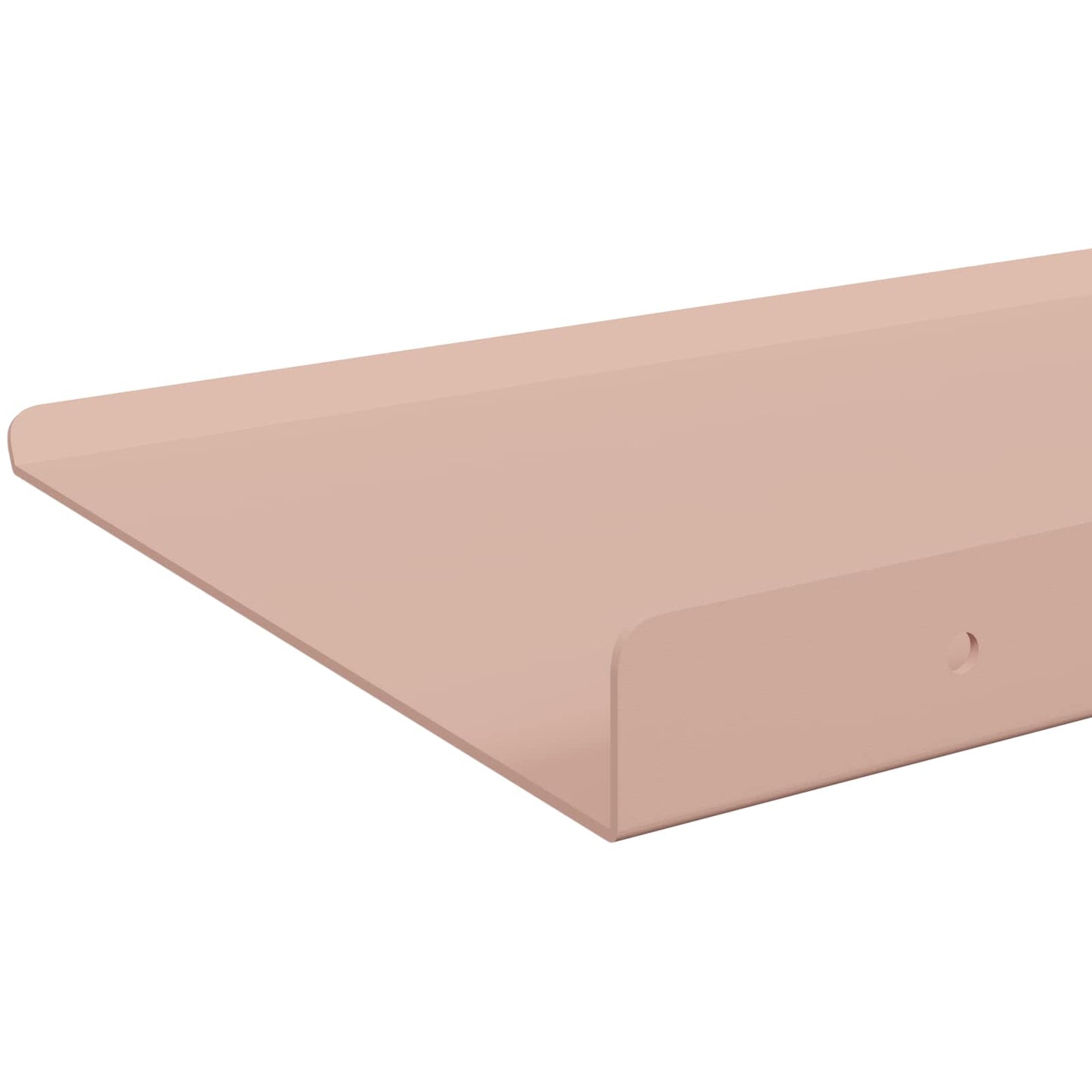 Floating Shelf Wall-mounted 4 pcs Pink 80 x 18 x 2.5 cm Steel