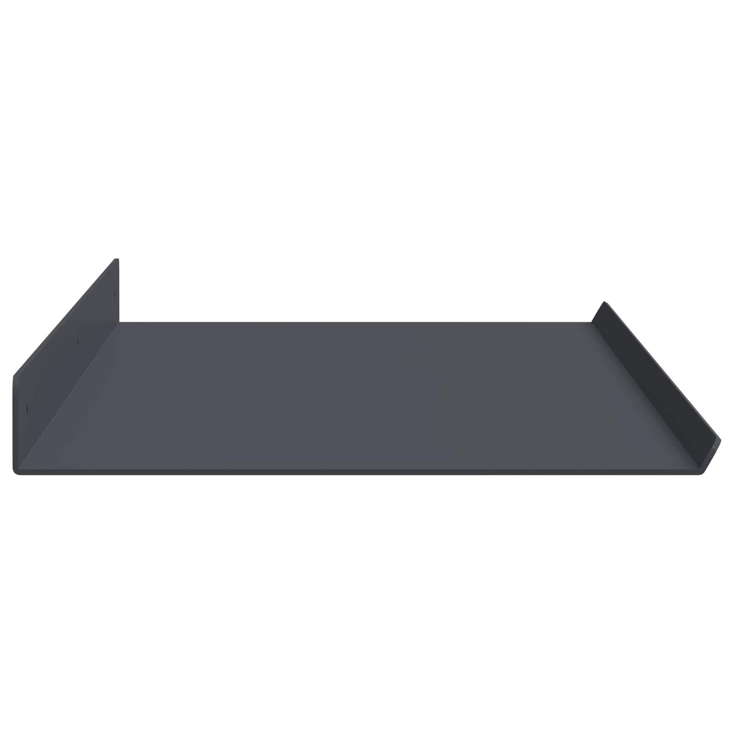 Floating Shelf 4 pcs Anthracite 80 x 18 x 2.5 cm Steel