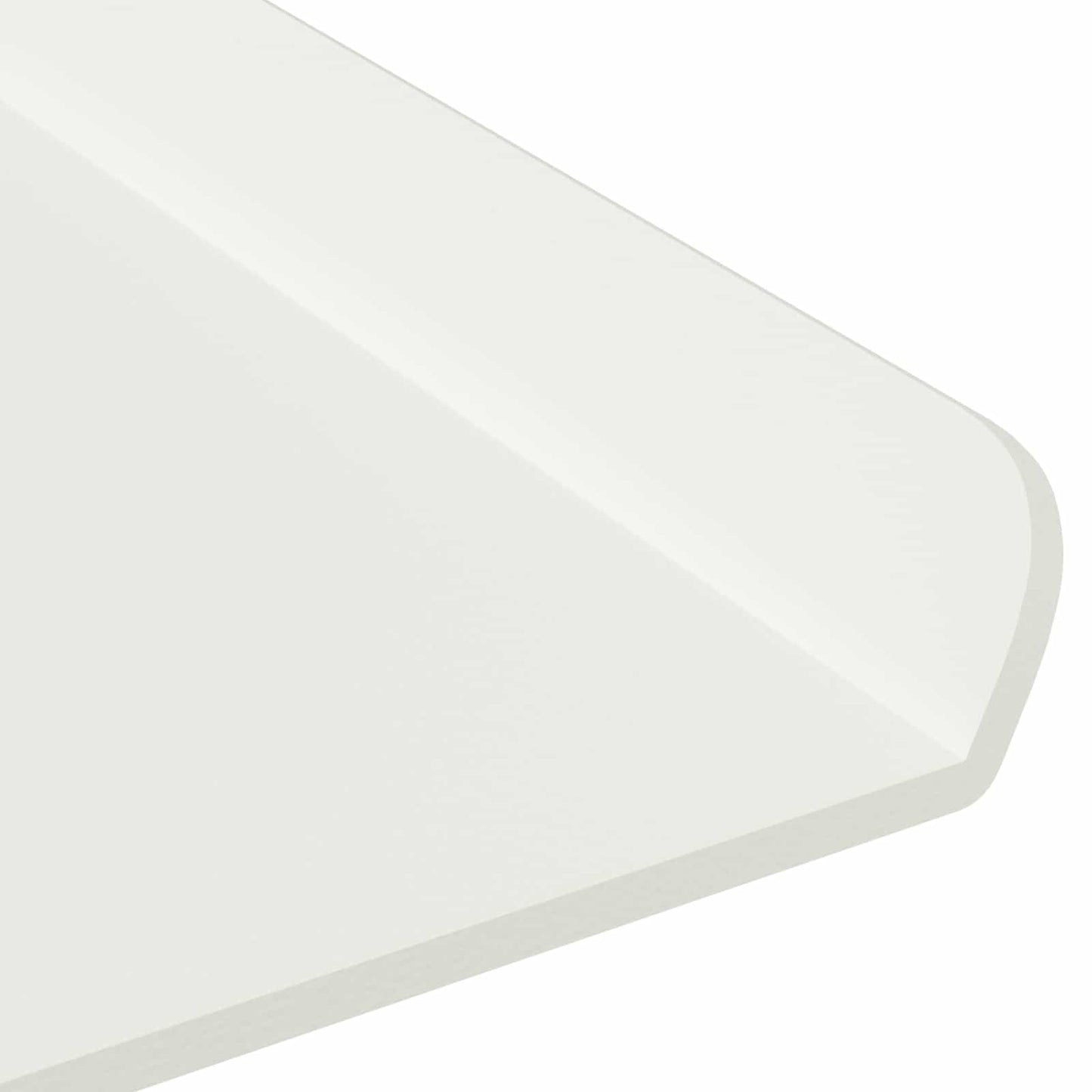 Floating Shelf Wall-mounted 4 pcs White 80 x 18 x 2.5 cm Steel