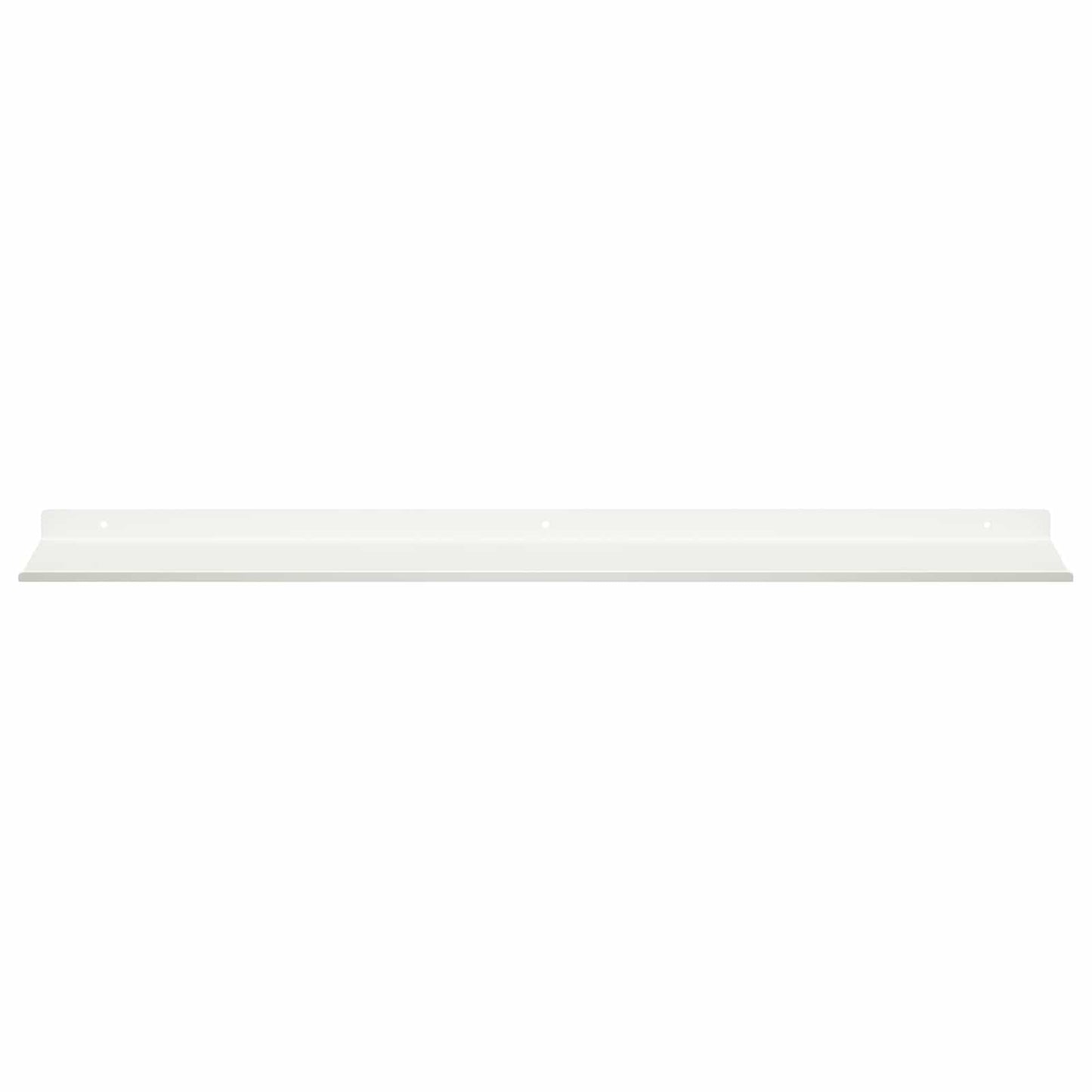 Floating Shelf Wall-mounted 4 pcs White 80 x 18 x 2.5 cm Steel