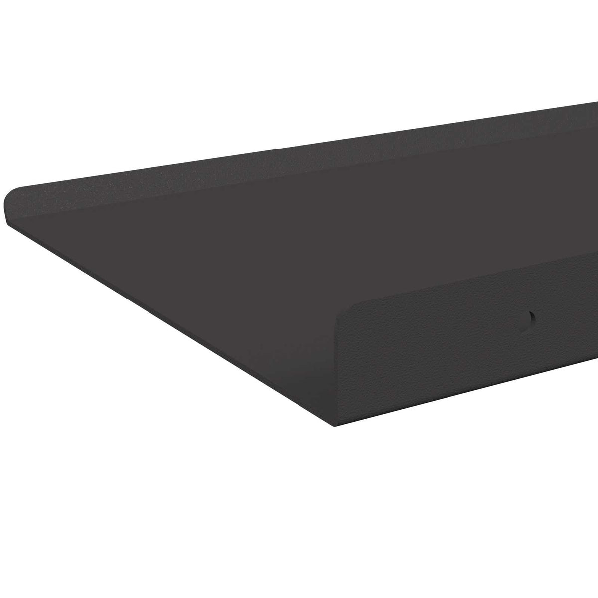 Floating Shelf 4 pcs Black 100 x 18 x 2.5 cm Steel