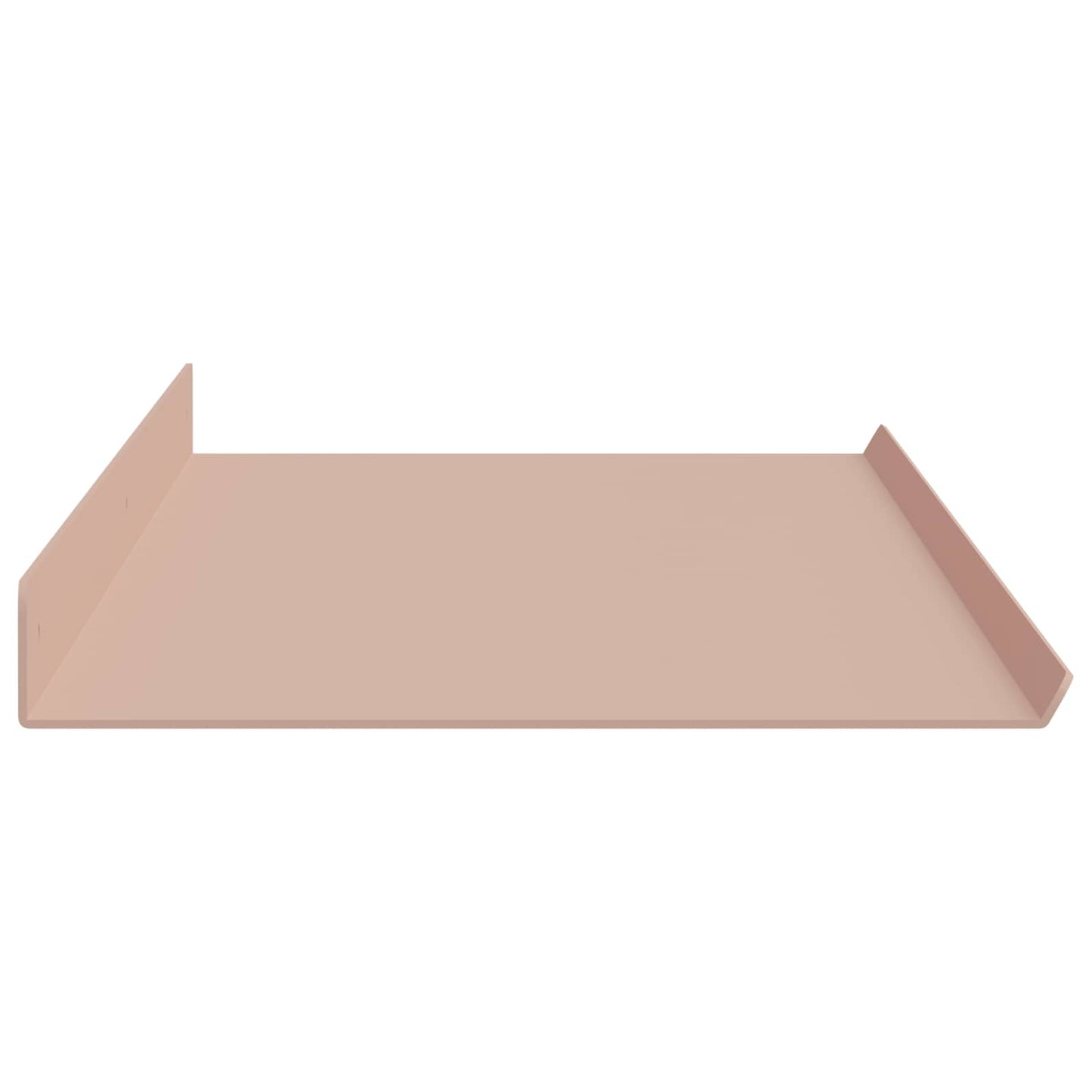 Floating Shelf Wall-mounted 4 pcs Pink 100 x 18 x 2.5 cm Steel