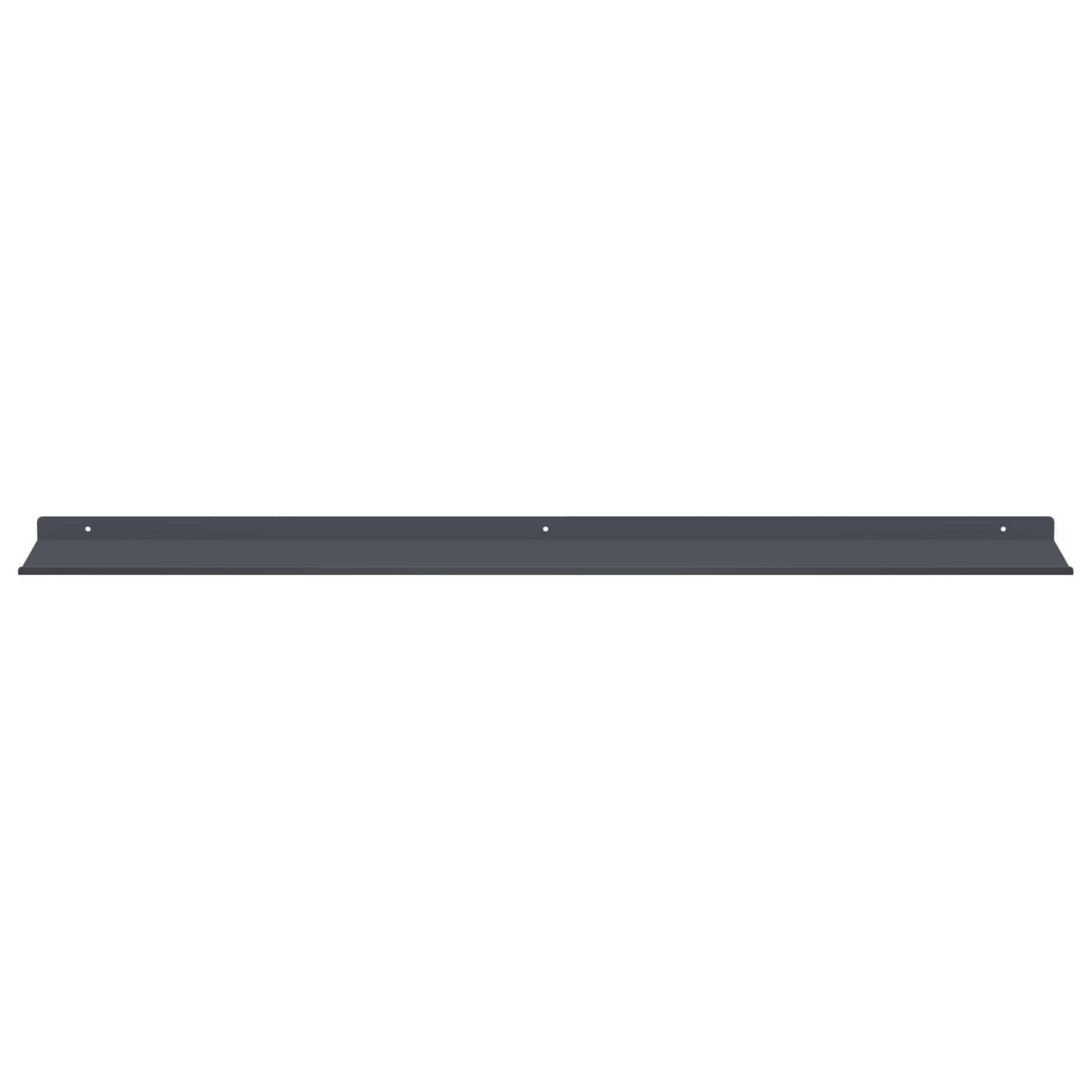 Floating Shelf 2 pcs Anthracite 100 x 18 x 2.5 cm Steel