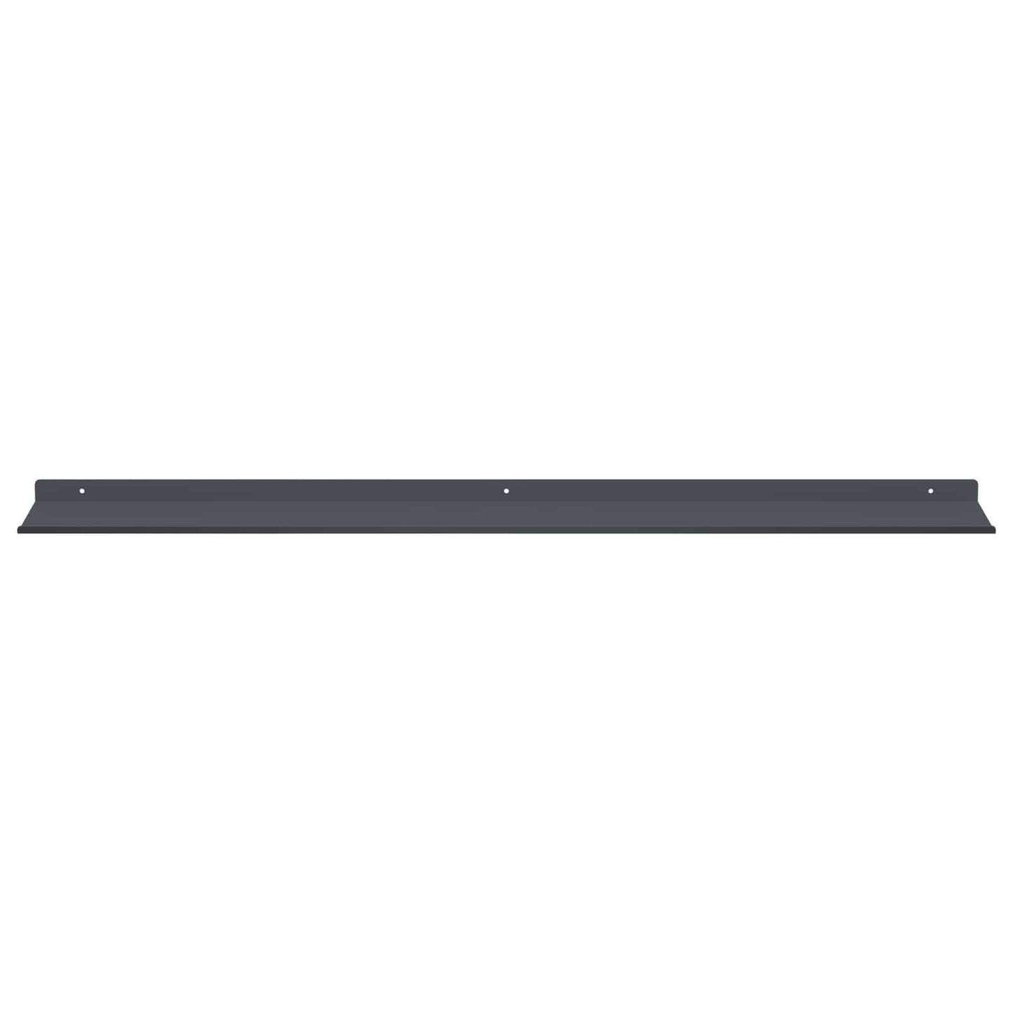 Floating Shelf 4 pcs Anthracite 100 x 18 x 2.5 cm Steel