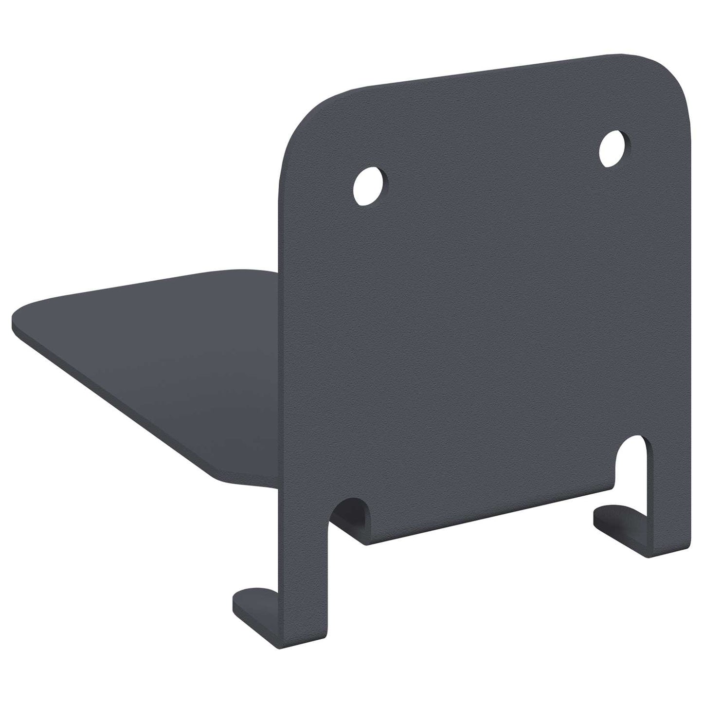 Floating Shelf with Shelf 4 pcs Anthracite 6 x 10.8 x 6.6 cm