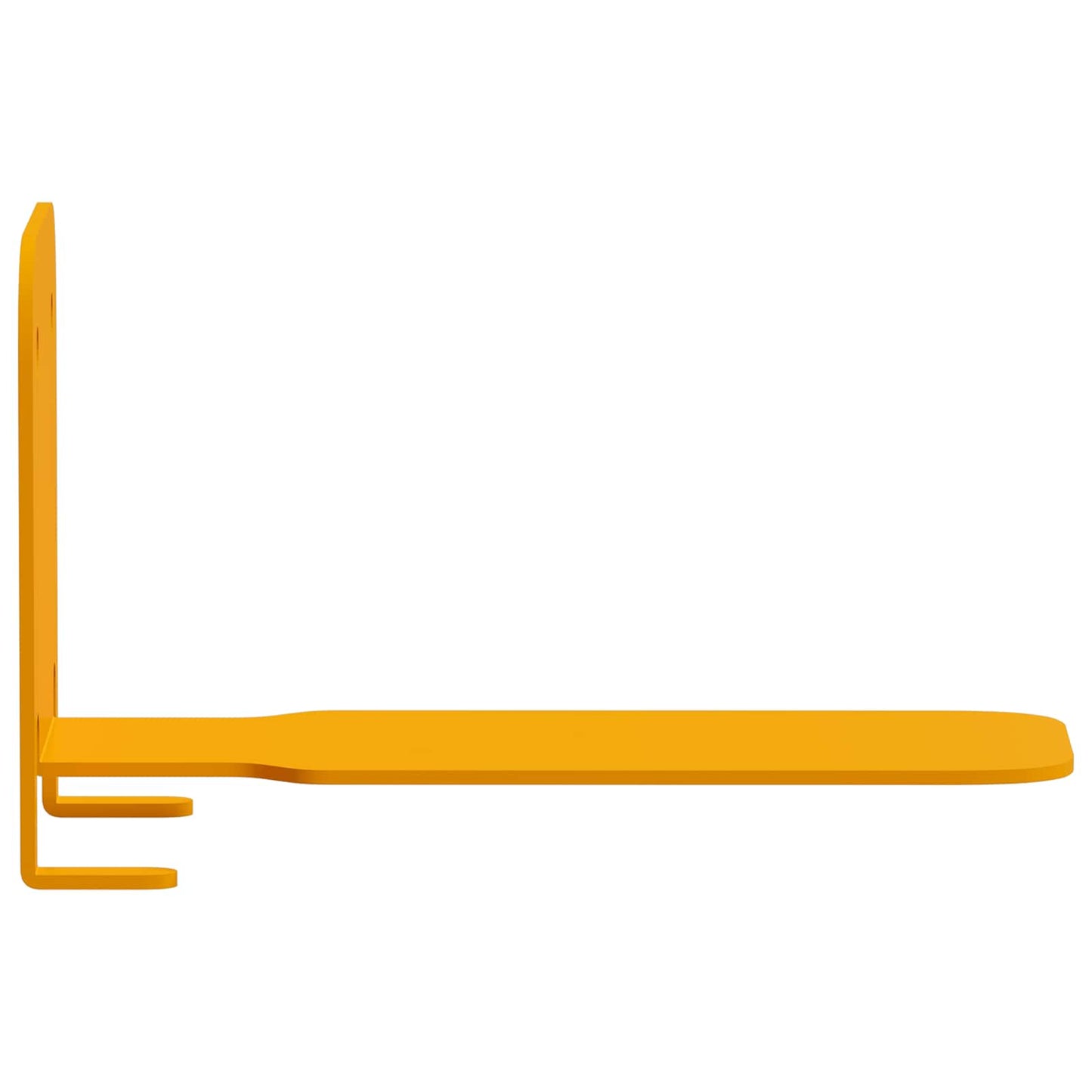 Floating Shelf 4 pcs Mustard Yellow 6 x 10.8 x 6.6 cm