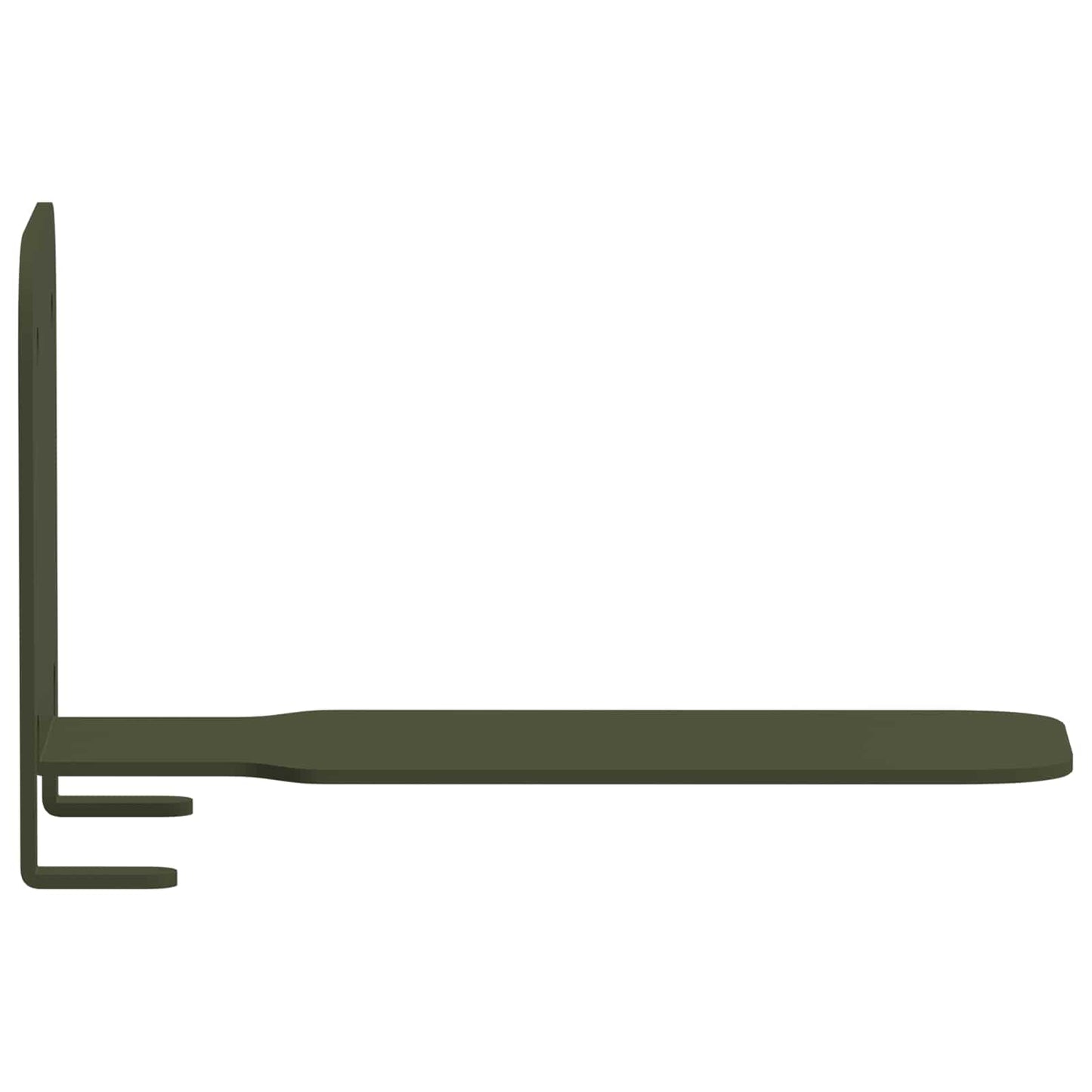 Floating Shelf with Shelf 8 pcs Olive Green 6 x 10.8 x 6.6 cm