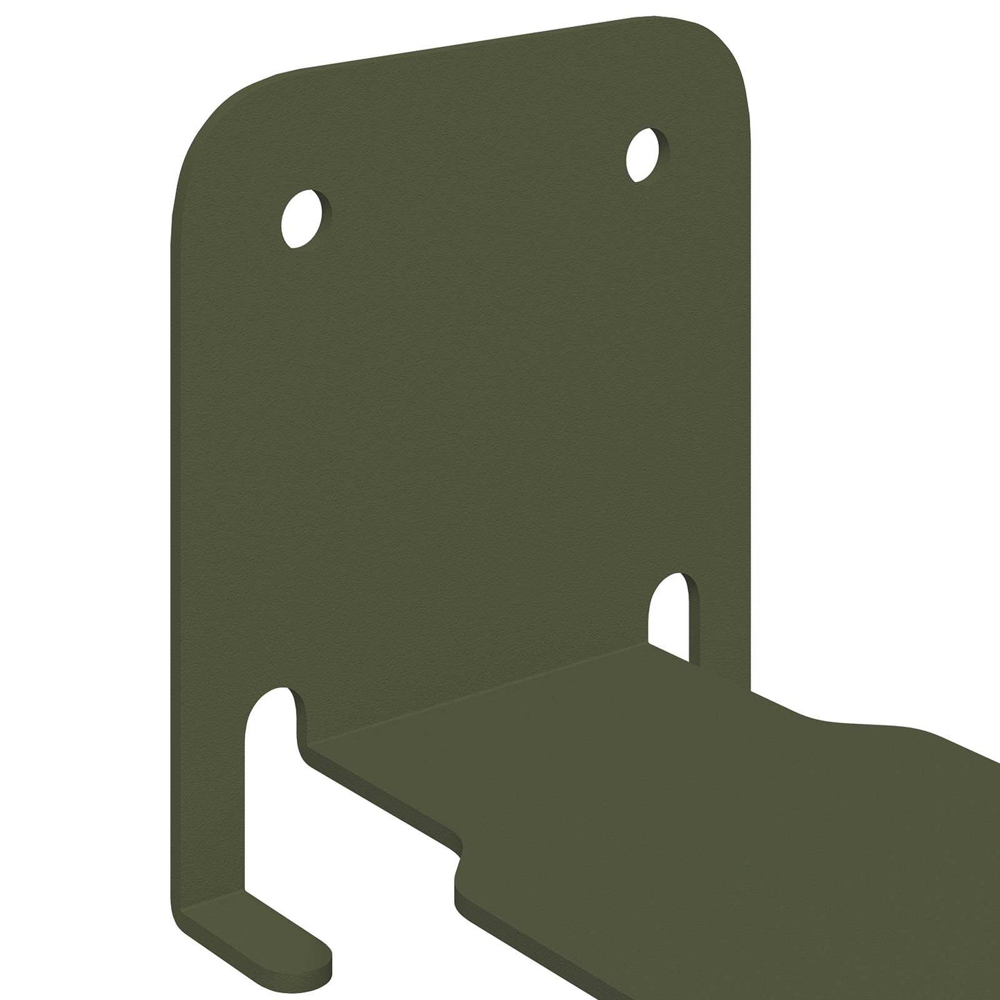 Floating Shelf with Shelf 24 pcs Olive Green 6 x 10.8 x 6.6 cm
