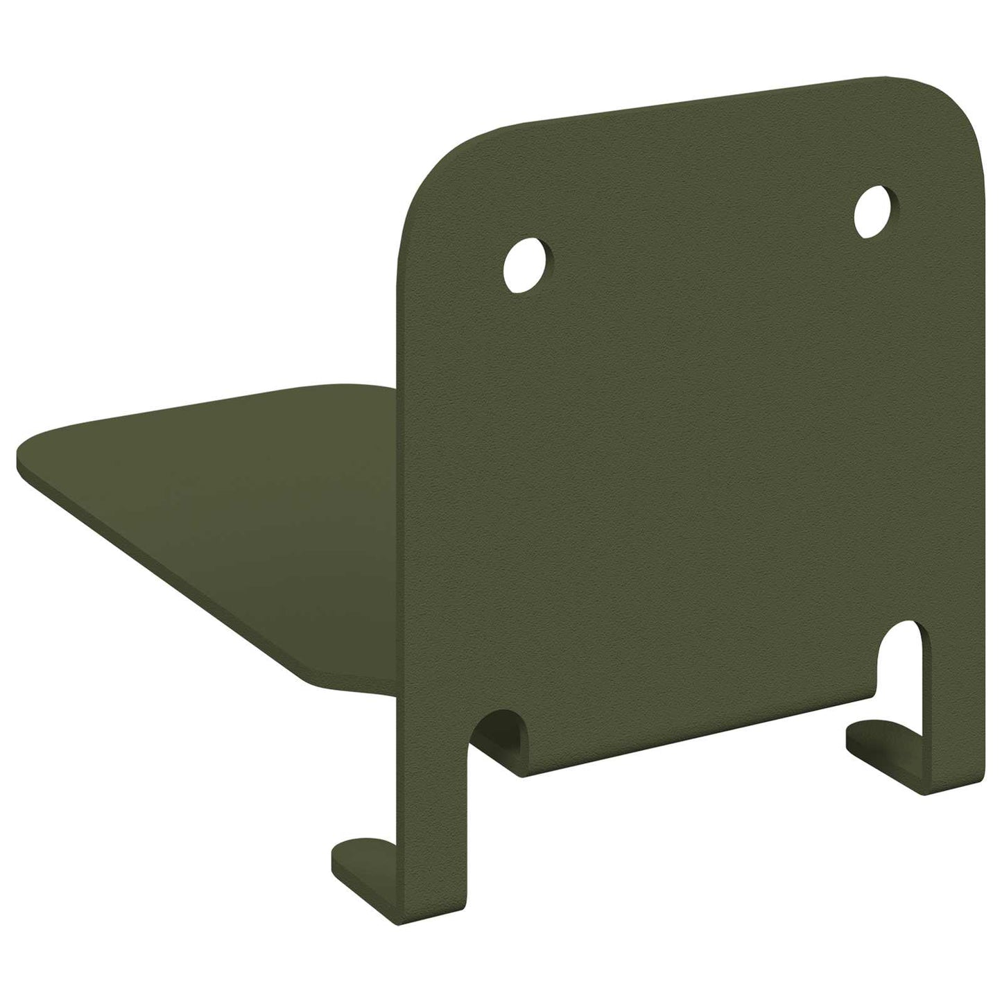 Floating Shelf with Shelf 24 pcs Olive Green 6 x 10.8 x 6.6 cm