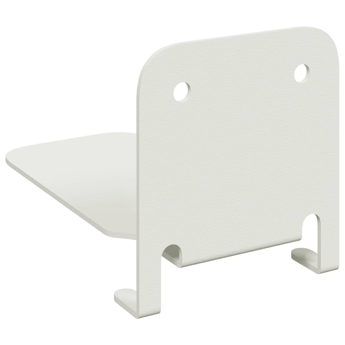 Floating Shelf with Shelf 4 pcs White 6 x 10.8 x 6.6 cm