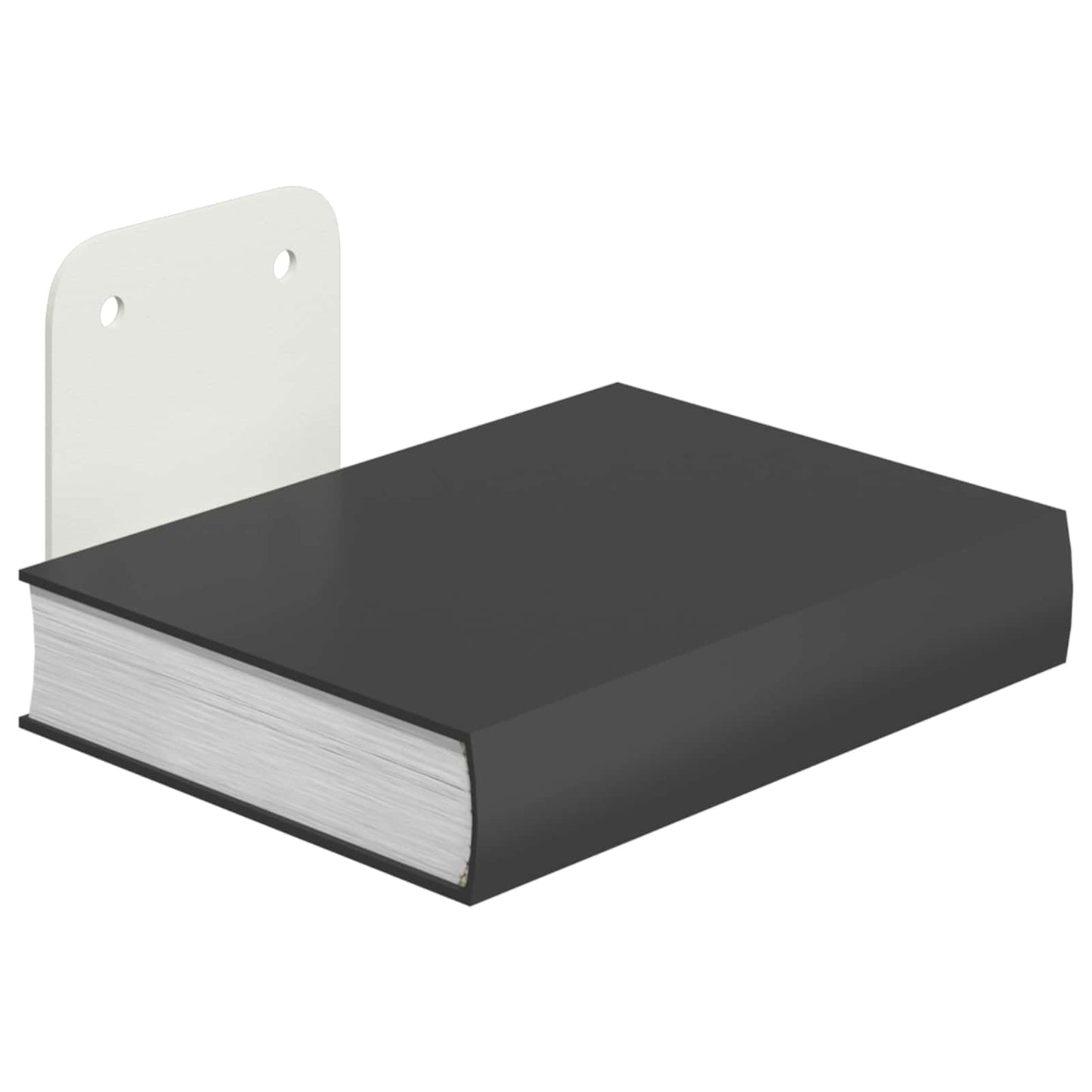Floating Shelf with Shelf 4 pcs White 6 x 10.8 x 6.6 cm