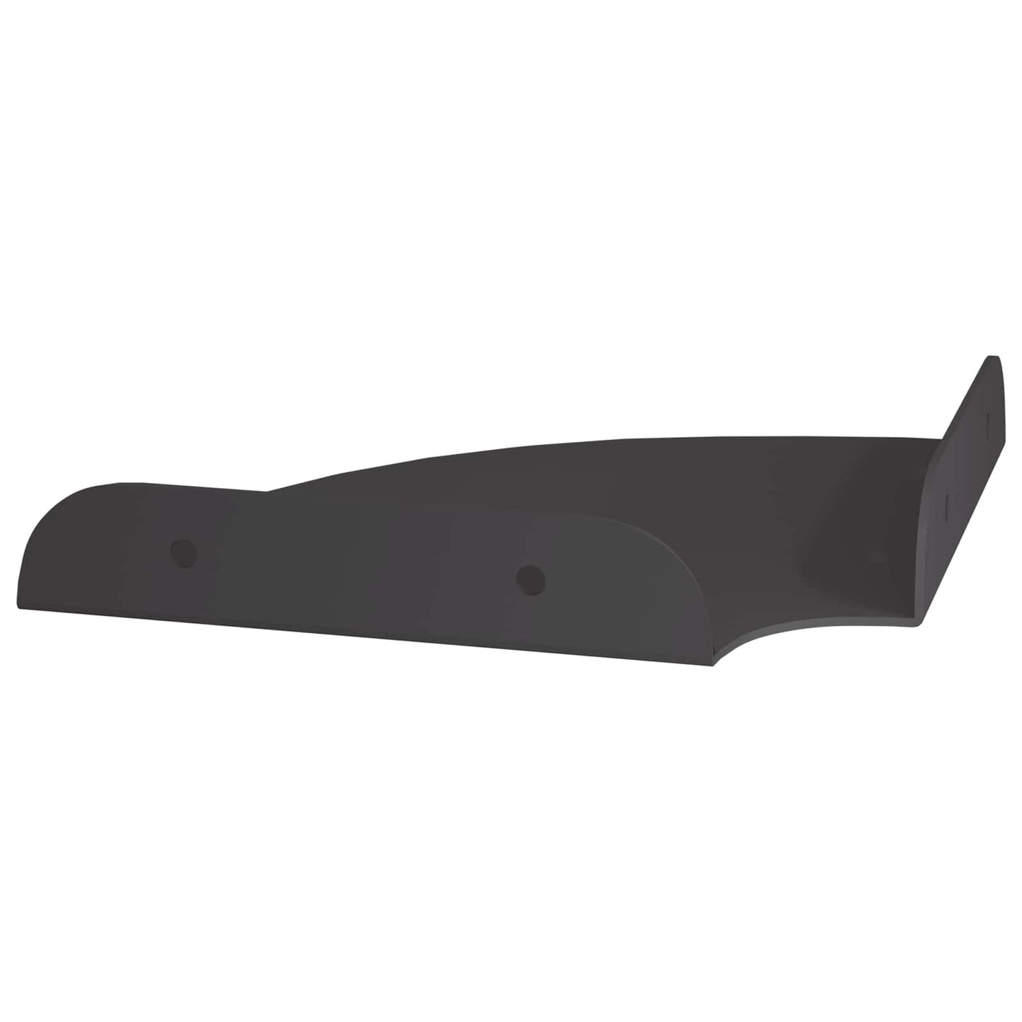 Floating Shelf with Shelf 4 pcs Black 15 x 15 x 2 cm