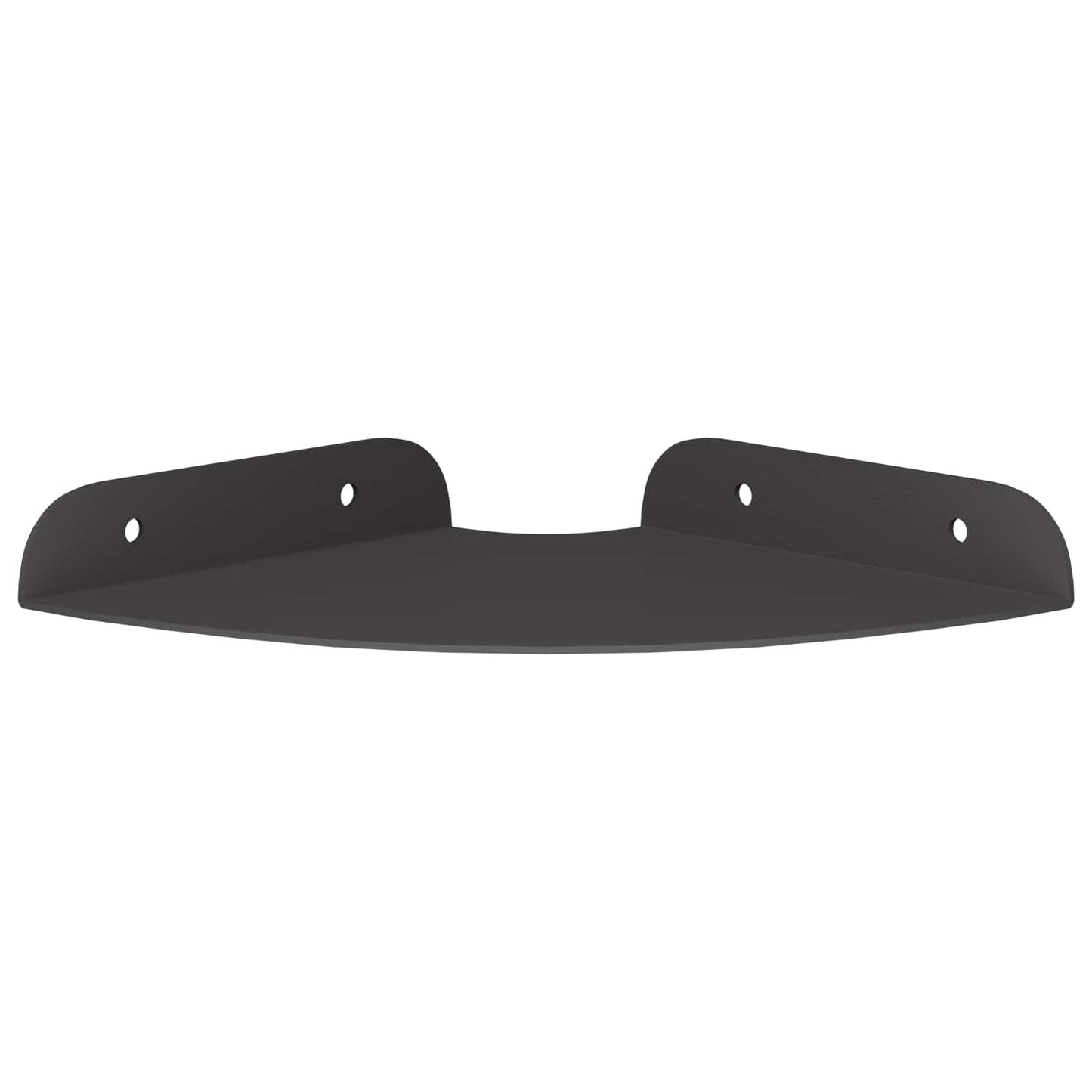 Floating Shelf with Shelf 4 pcs Black 15 x 15 x 2 cm