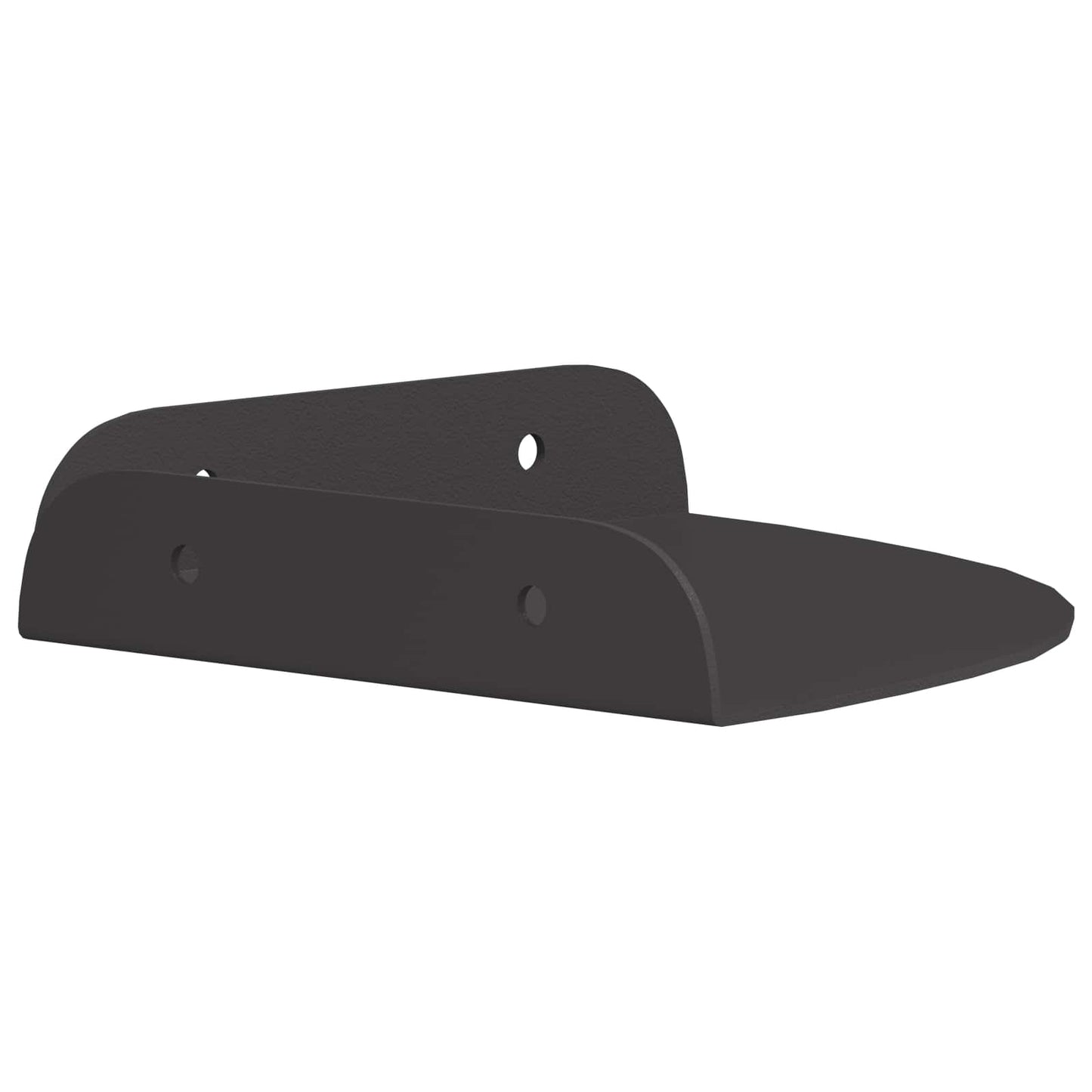 Floating Shelf with Shelf 4 pcs Black 15 x 15 x 2 cm