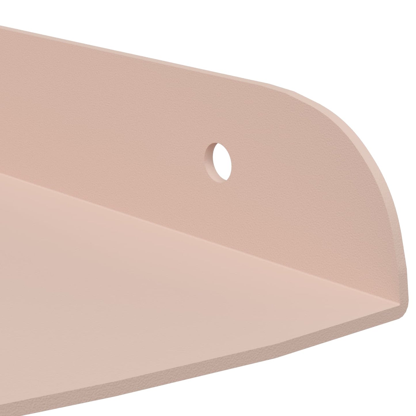 Floating Shelf with Shelf 2 pcs Pink 15 x 15 x 2 cm