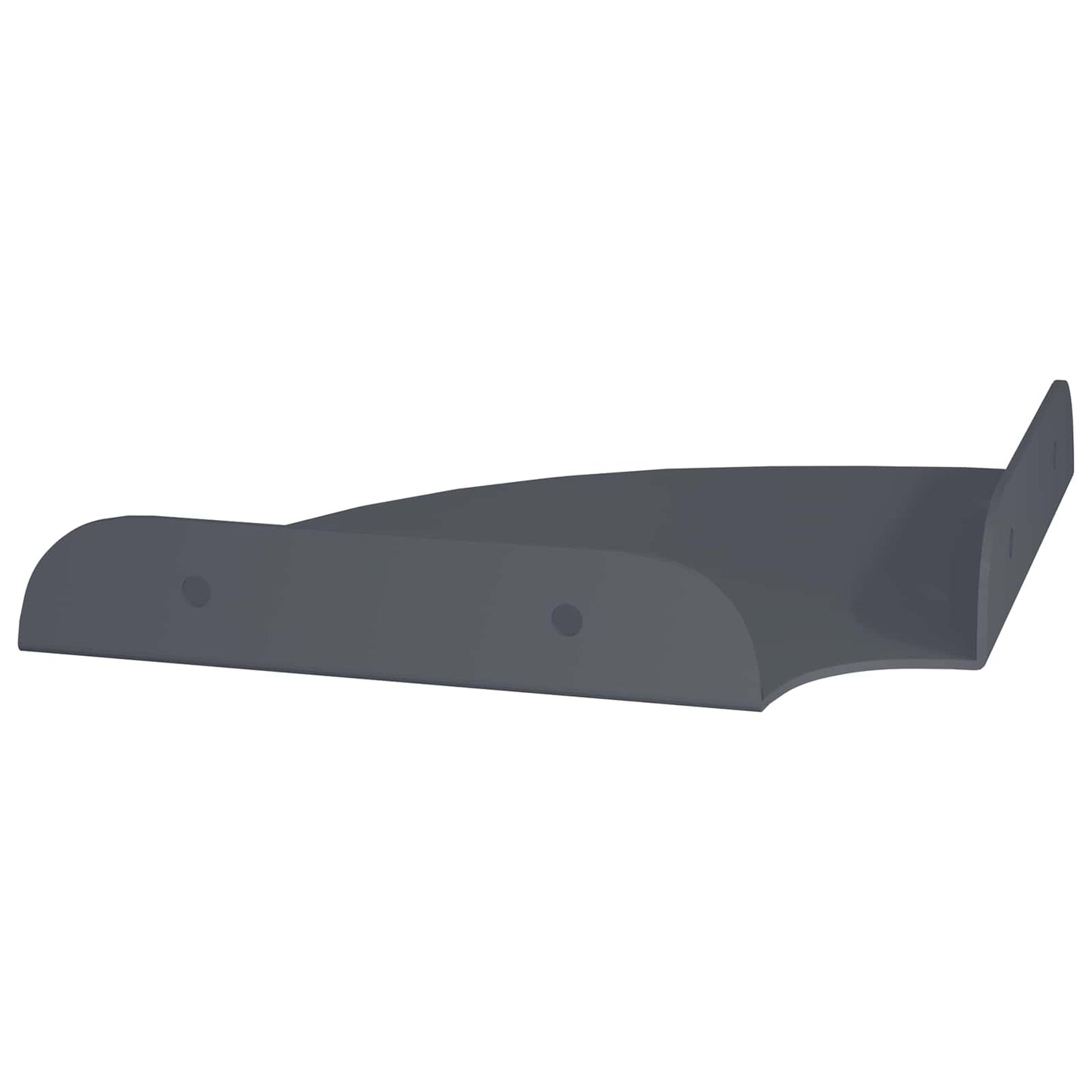 Floating Shelf with Shelf 4 pcs Anthracite 15 x 15 x 2 cm