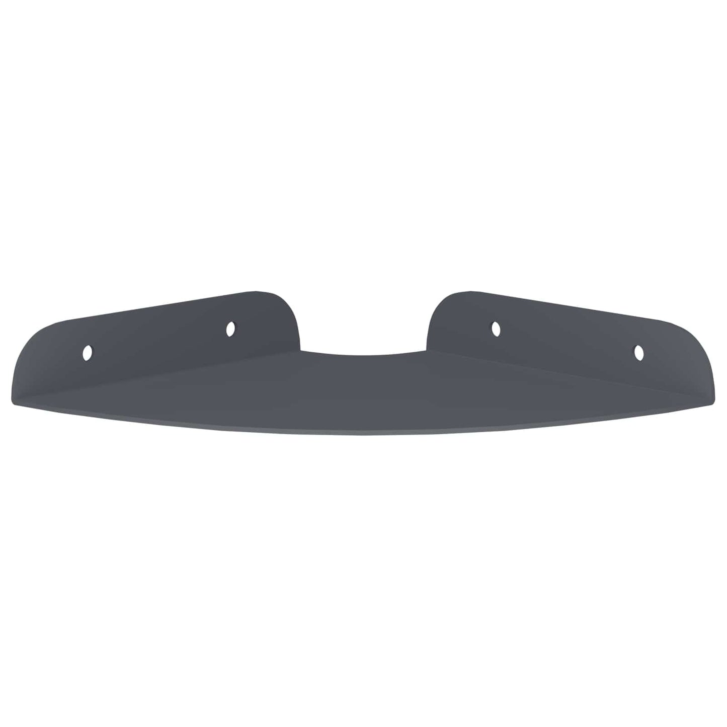 Floating Shelf with Shelf 4 pcs Anthracite 15 x 15 x 2 cm