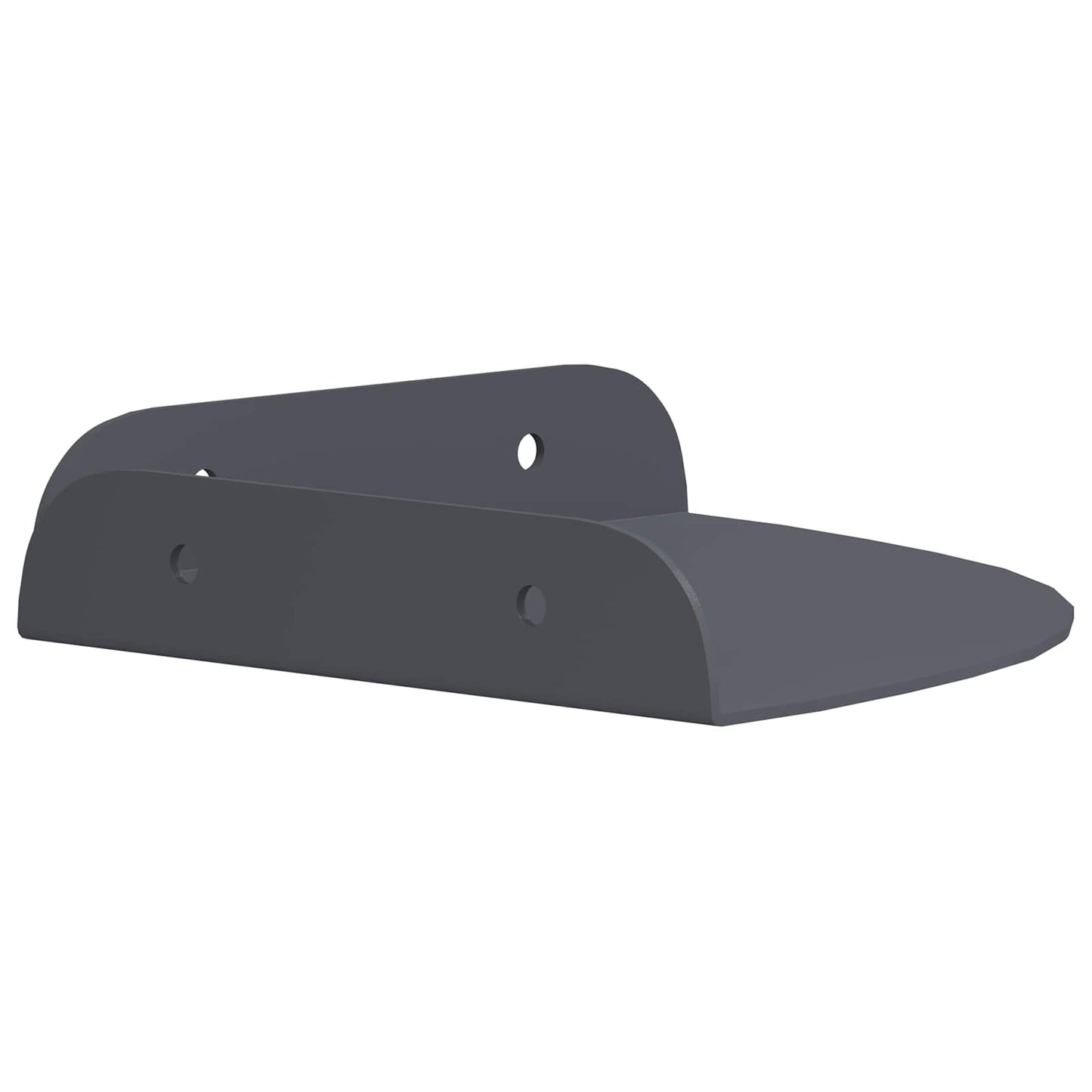 Floating Shelf with Shelf 4 pcs Anthracite 15 x 15 x 2 cm