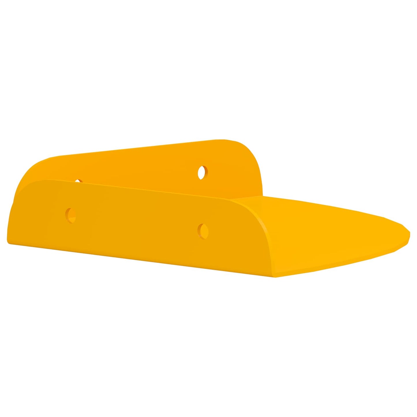 Floating Shelf with Shelf 2 pcs Mustard Yellow 15 x 15 x 2 cm
