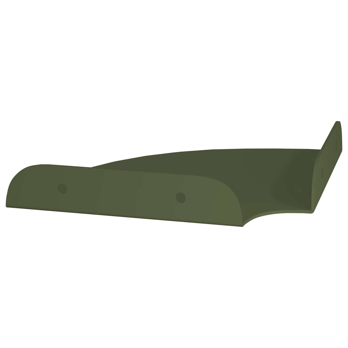 Floating Shelf with Shelf 2 pcs Olive Green 15 x 15 x 2 cm