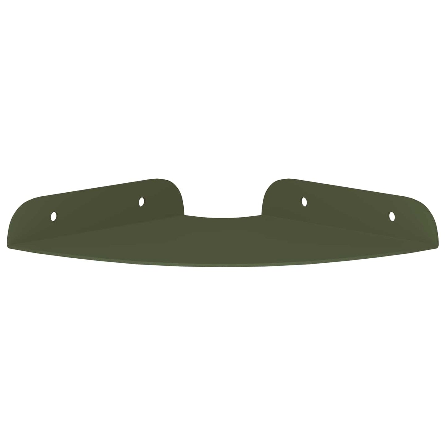 Floating Shelf with Shelf 4 pcs Olive Green 15 x 15 x 2 cm