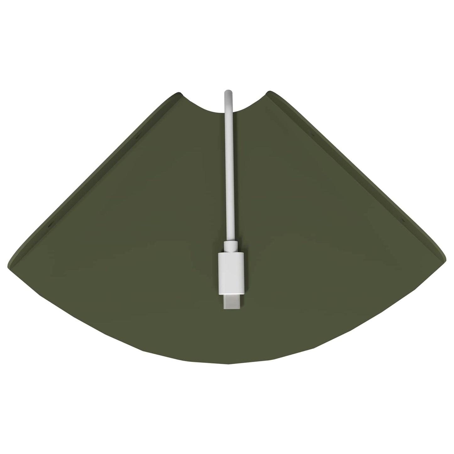 Floating Shelf with Shelf 4 pcs Olive Green 15 x 15 x 2 cm