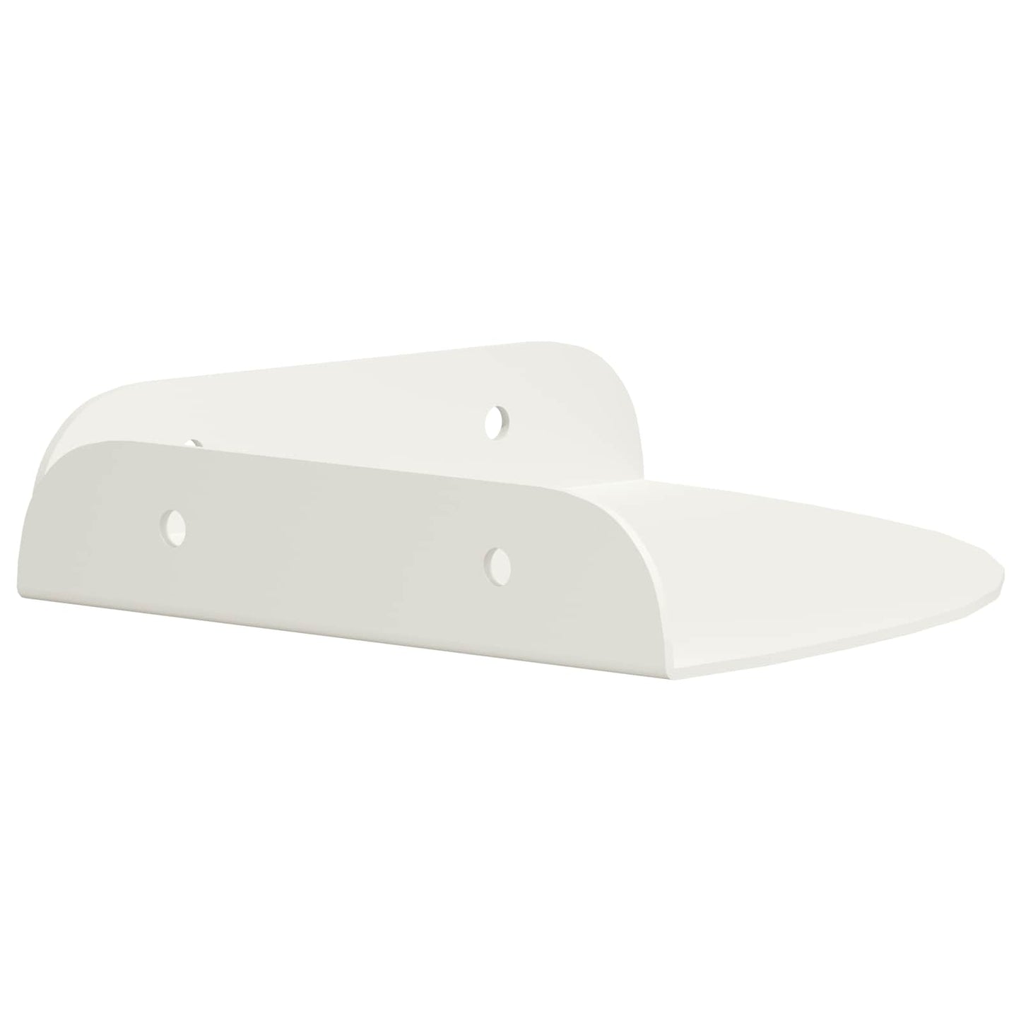Floating Shelf with Shelf 2 pcs White 15 x 15 x 2 cm