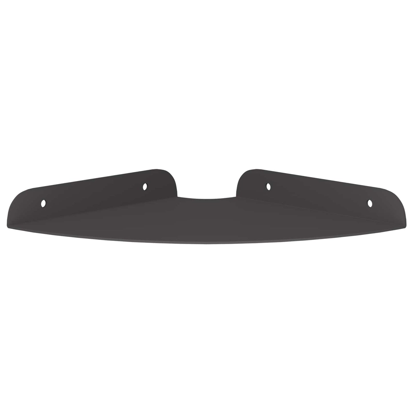 Floating Shelf with Shelf 4 pcs Black 18 x 18 x 2 cm