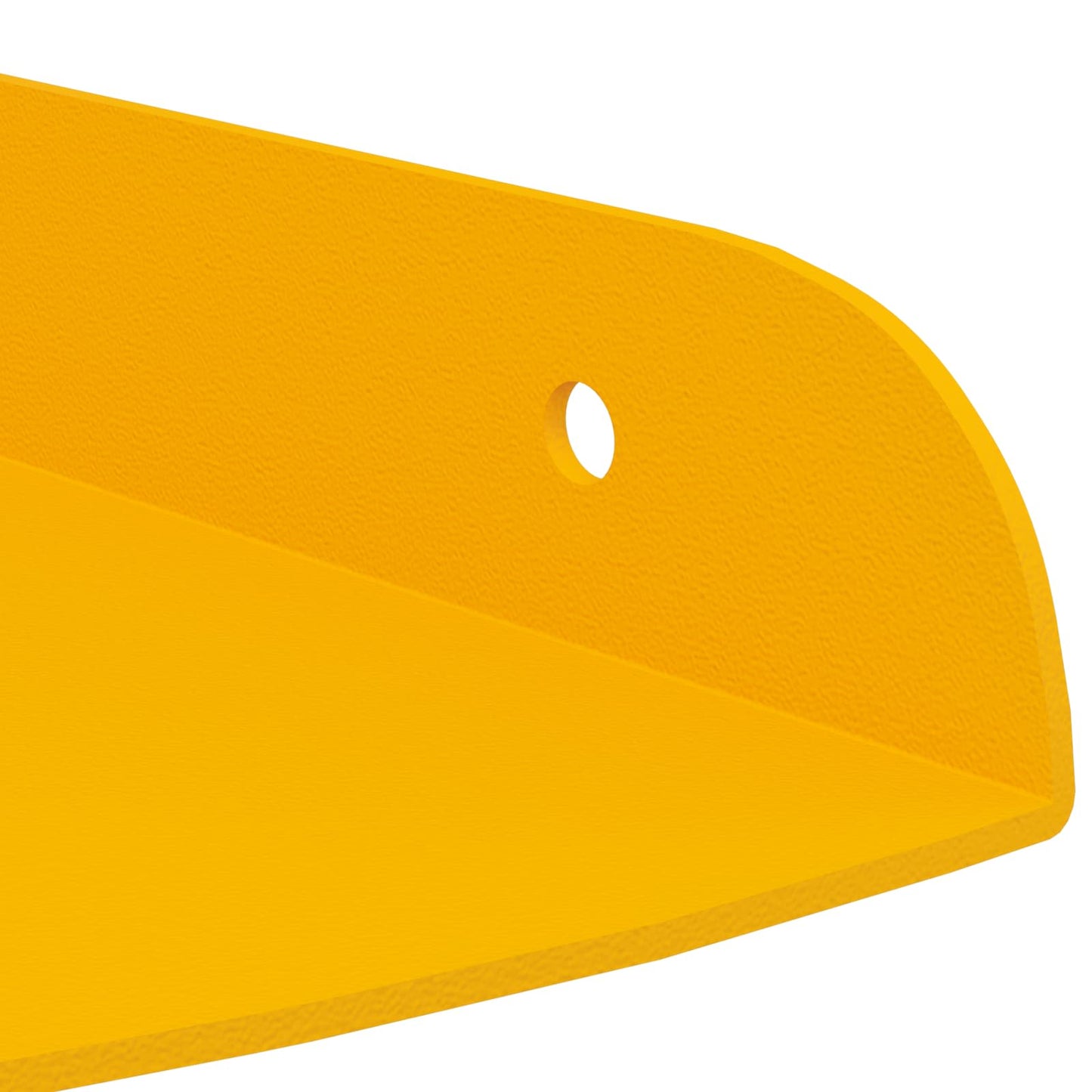Floating Shelf with Shelf 2 pcs Mustard Yellow 18 x 18 x 2 cm