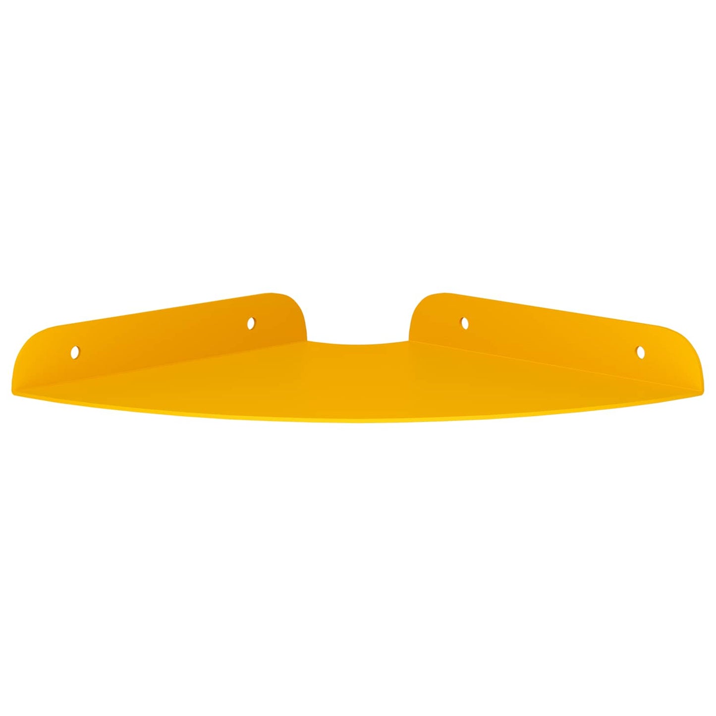 Floating Shelf with Shelf 2 pcs Mustard Yellow 18 x 18 x 2 cm