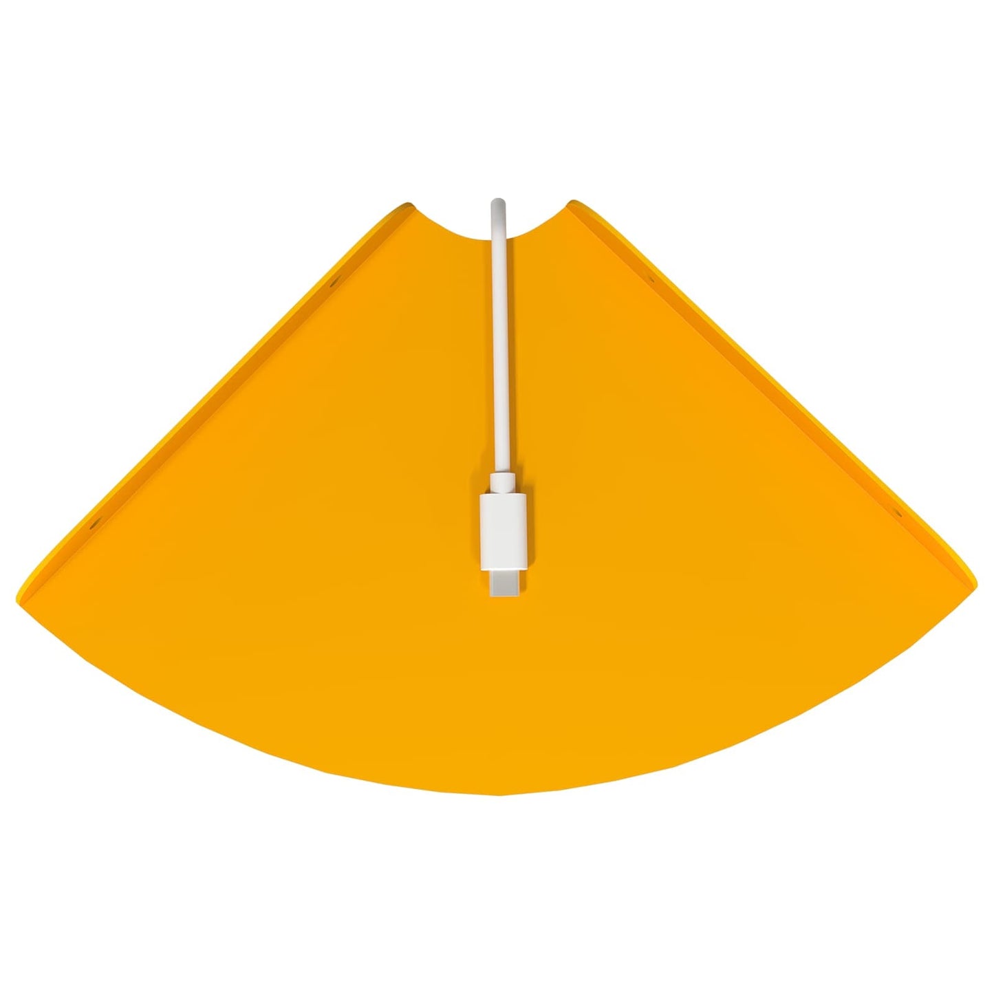 Floating Shelf with Shelf 2 pcs Mustard Yellow 18 x 18 x 2 cm
