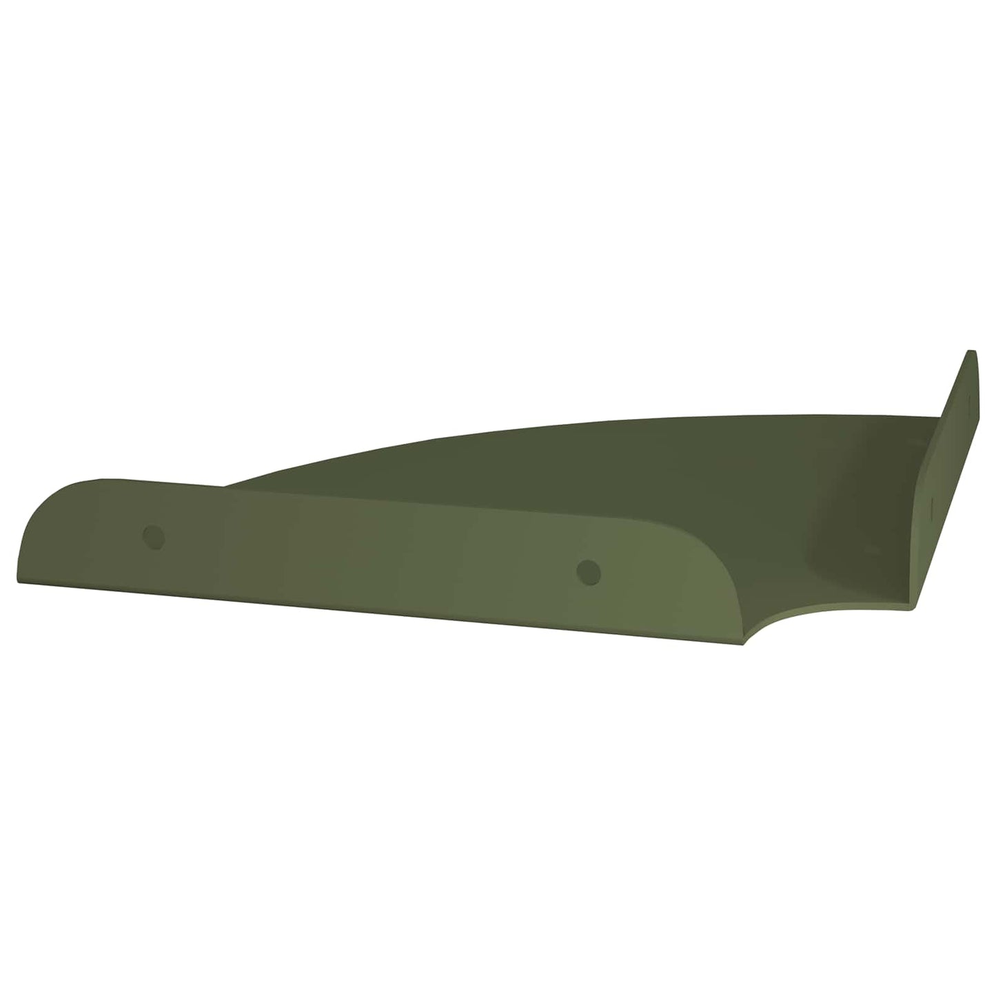 Floating Shelf with Shelf 4 pcs Olive Green 18 x 18 x 2 cm