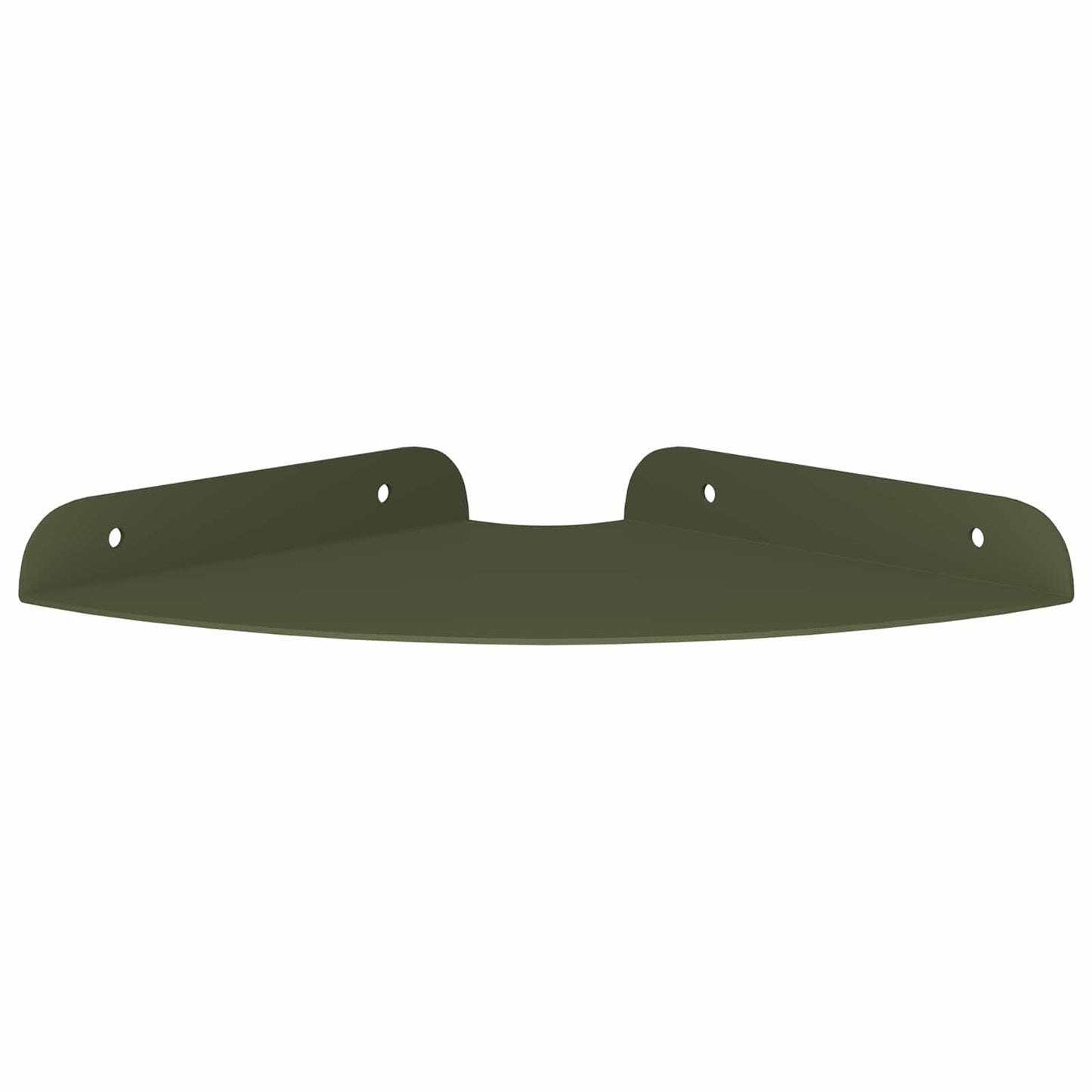 Floating Shelf with Shelf 4 pcs Olive Green 18 x 18 x 2 cm