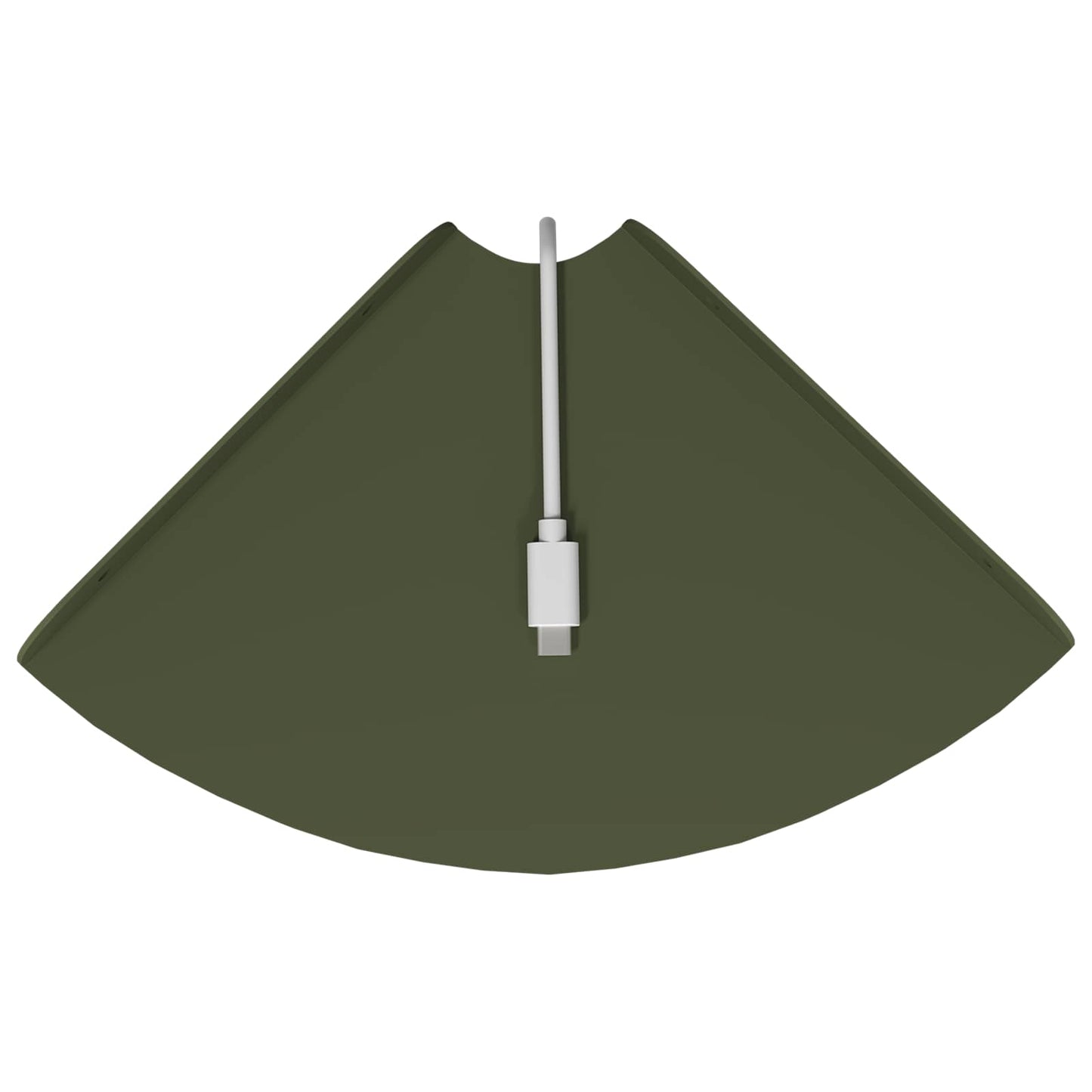 Floating Shelf with Shelf 4 pcs Olive Green 18 x 18 x 2 cm