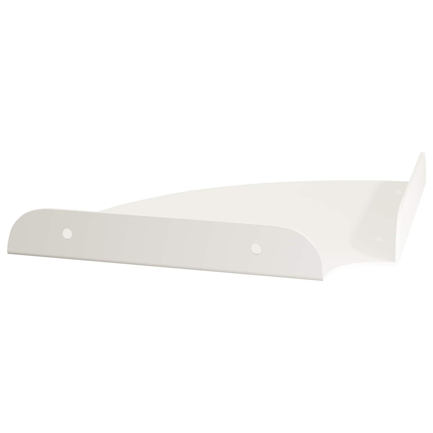 Floating Shelf with Shelf 2 pcs White 18 x 18 x 2 cm