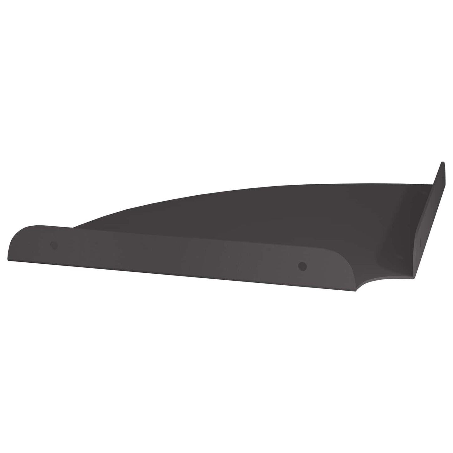 Floating Shelf with Shelf 4 pcs Black 24 x 24 x 2 cm