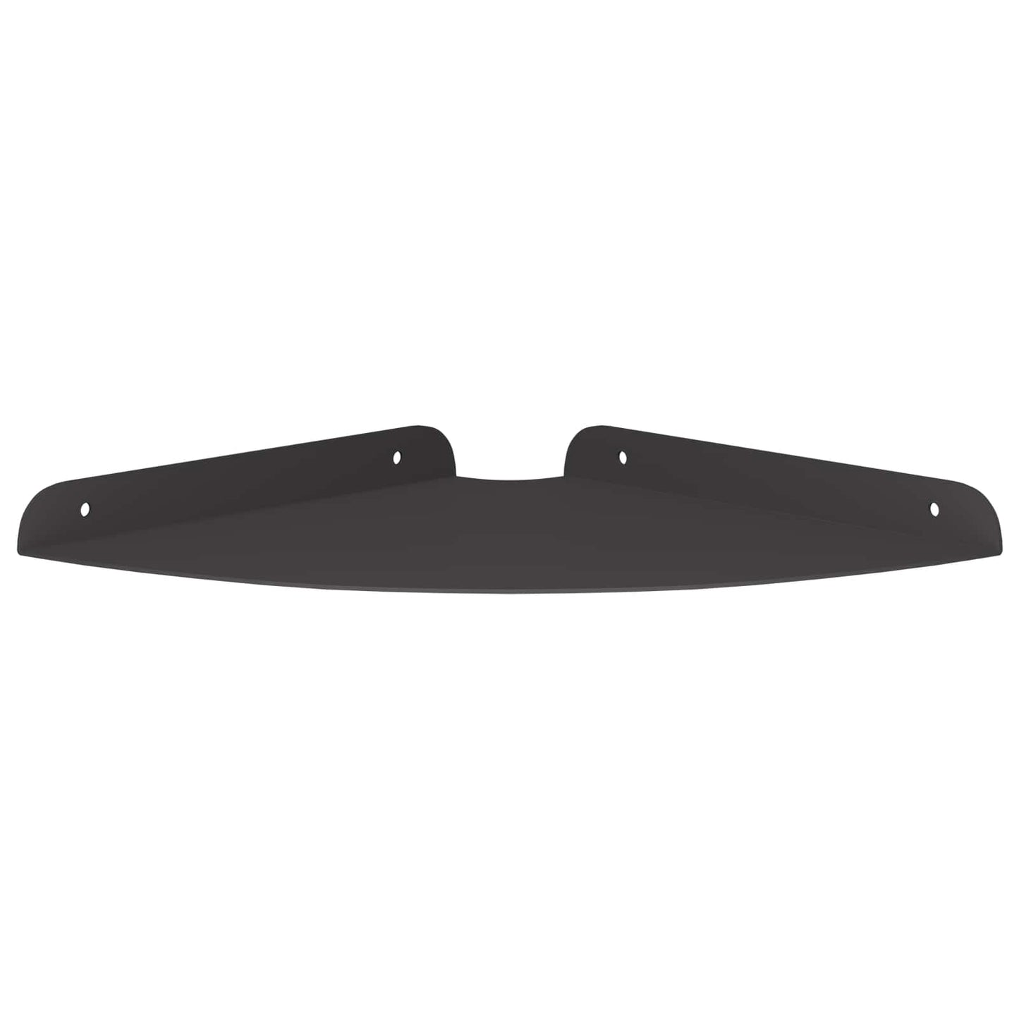 Floating Shelf with Shelf 4 pcs Black 24 x 24 x 2 cm