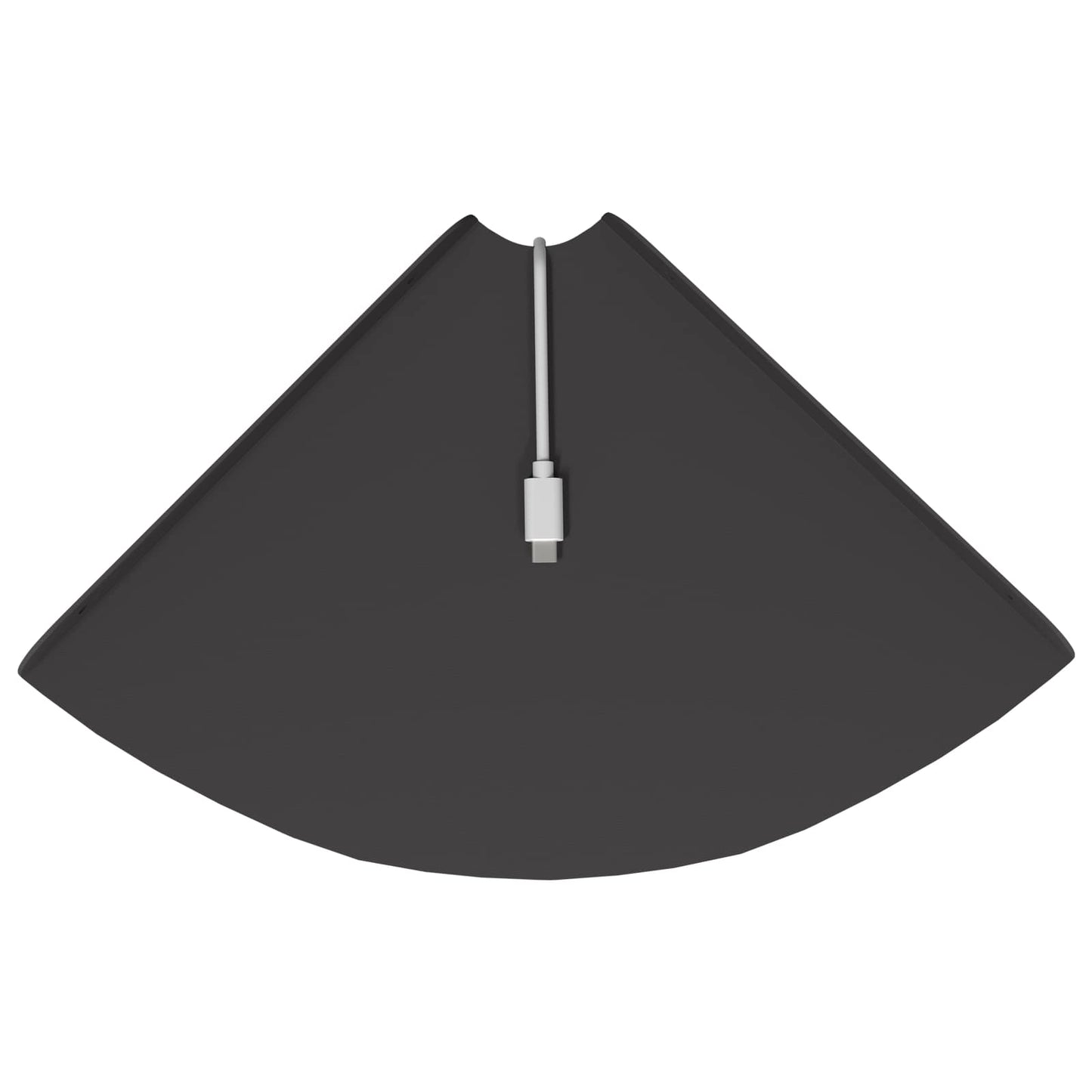 Floating Shelf with Shelf 4 pcs Black 24 x 24 x 2 cm