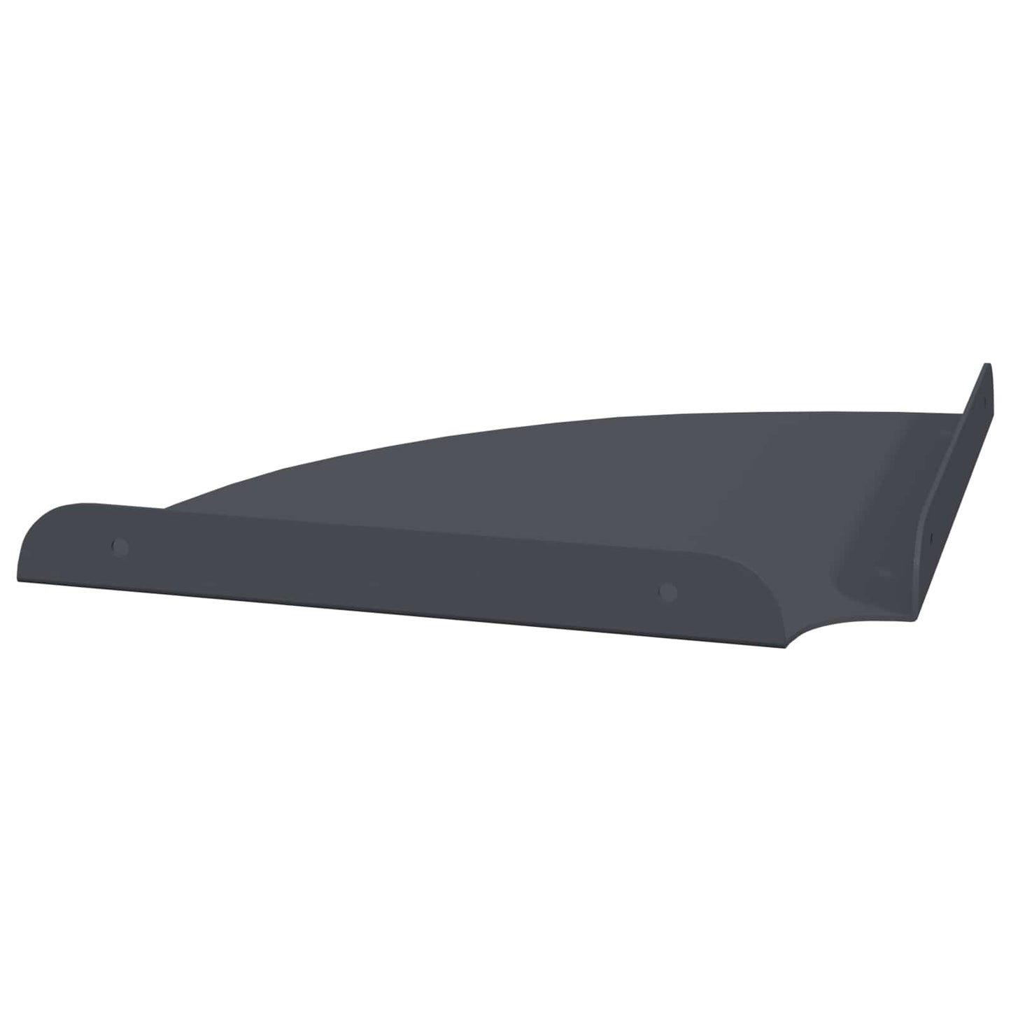 Floating Shelf with Shelf 2 pcs Anthracite 24 x 24 x 2 cm