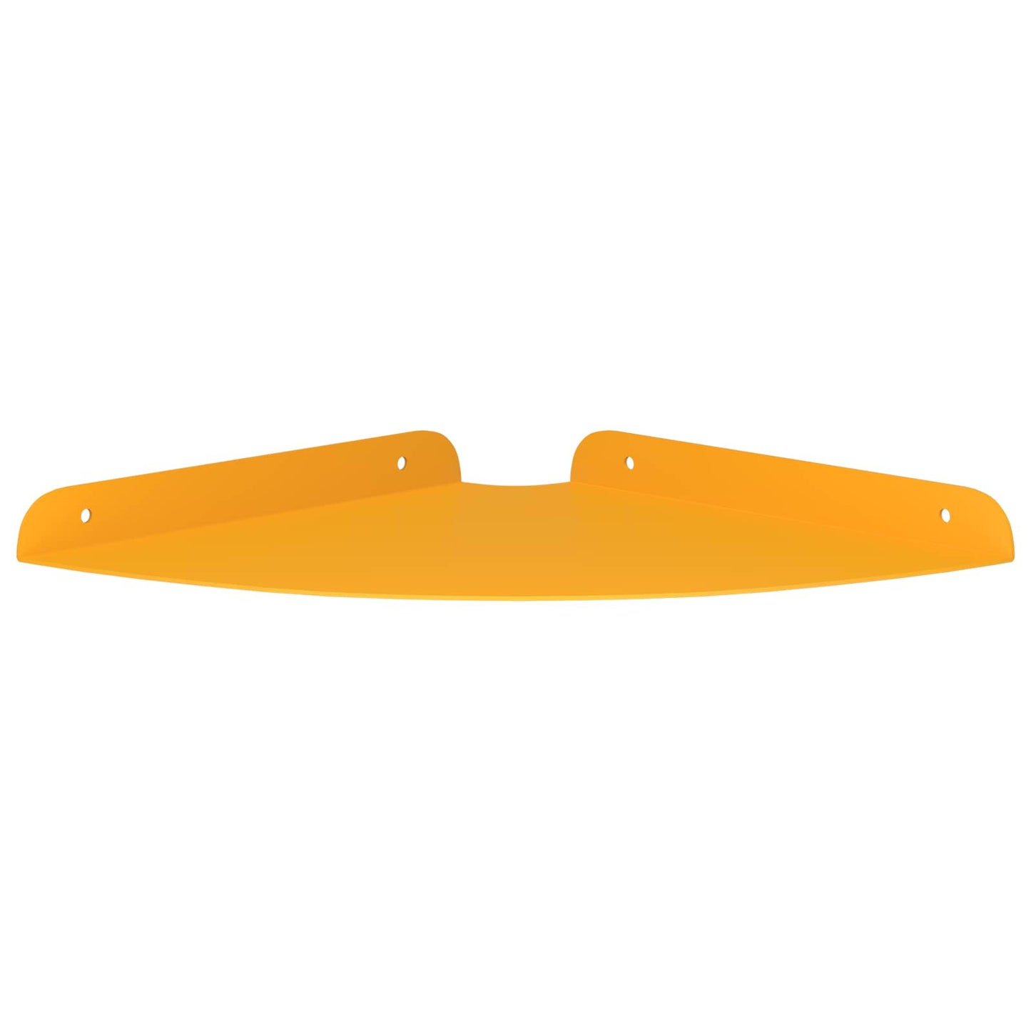 Floating Shelf with Shelf 2 pcs Mustard Yellow 24 x 24 x 2 cm