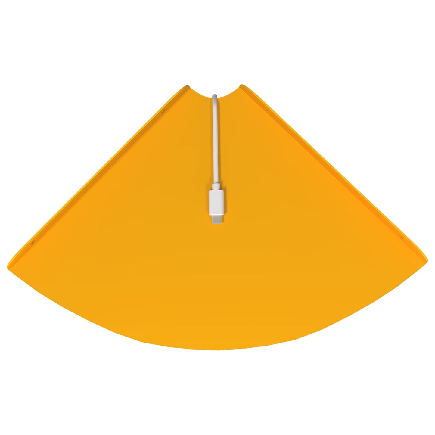 Floating Shelf with Shelf 2 pcs Mustard Yellow 24 x 24 x 2 cm