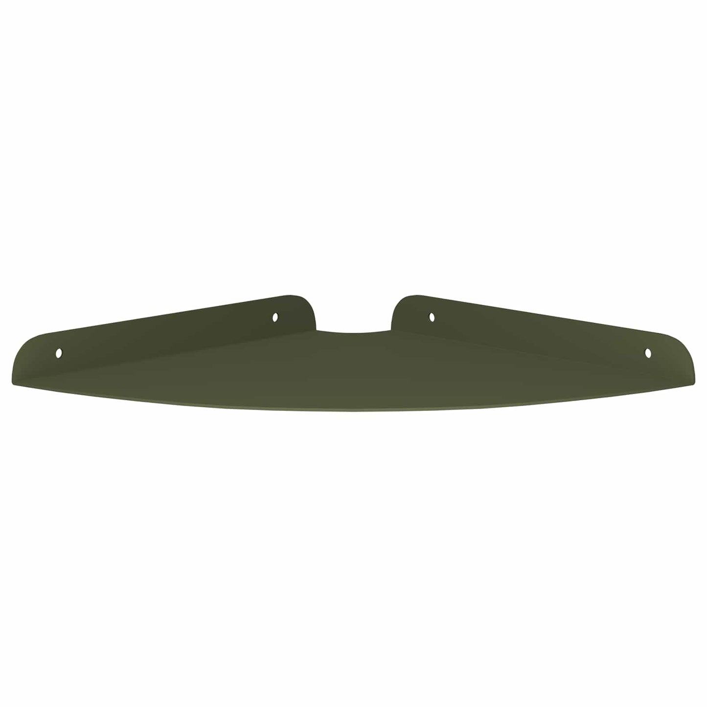 Floating Shelf with Shelf 2 pcs Olive Green 24 x 24 x 2 cm