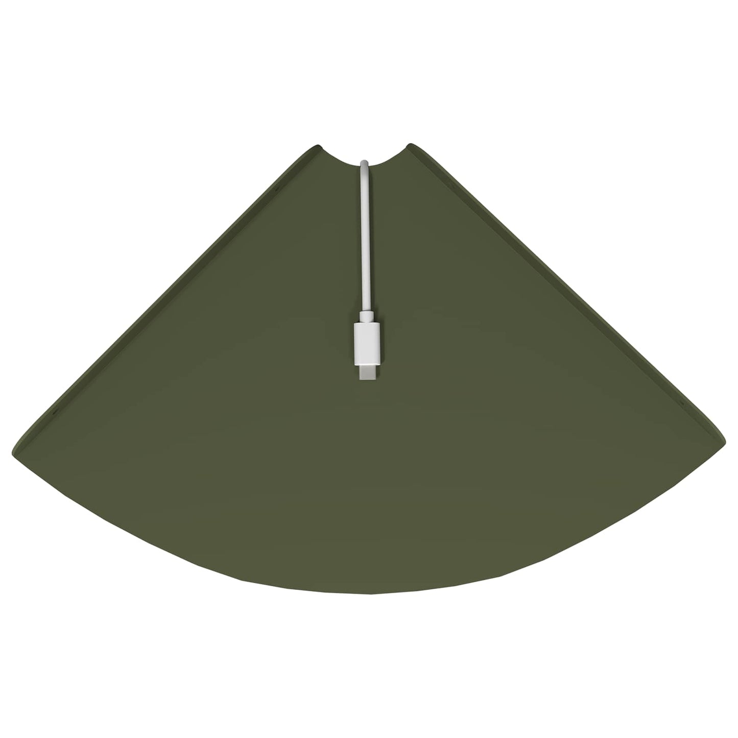 Floating Shelf with Shelf 4 pcs Olive Green 24 x 24 x 2 cm