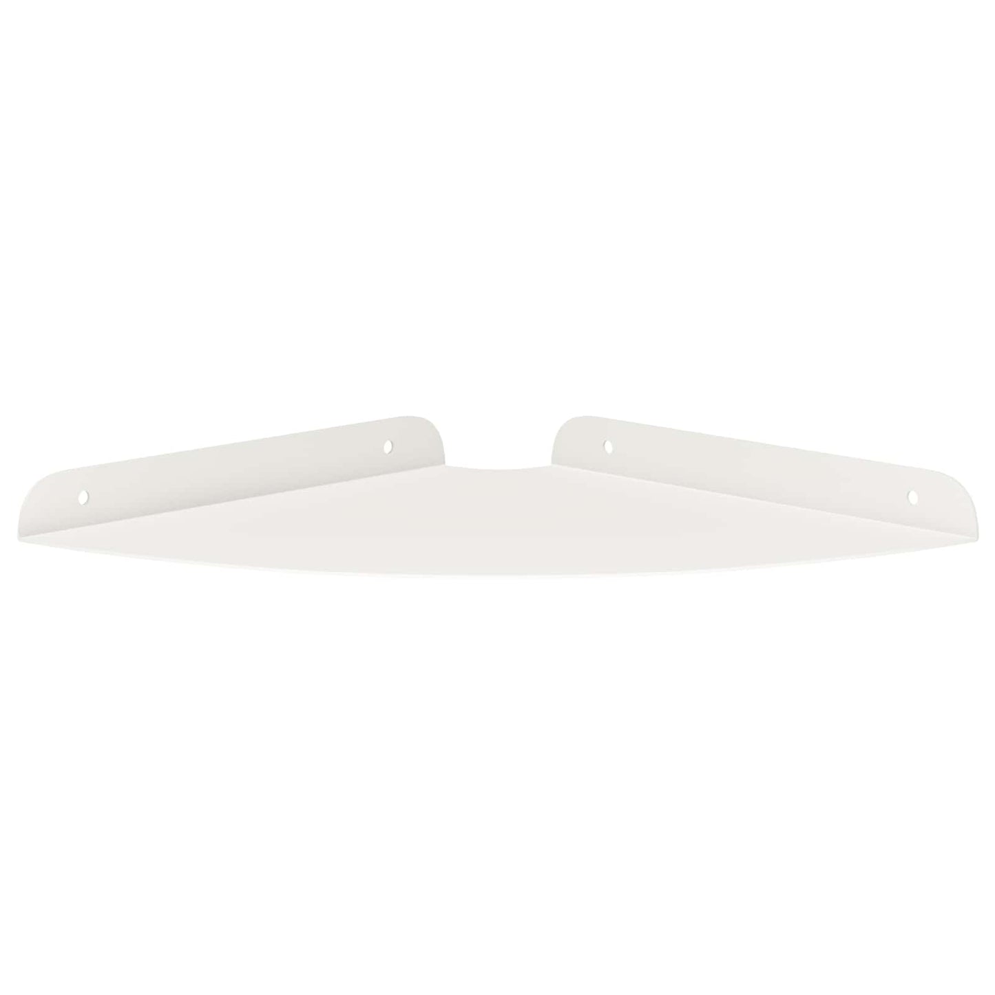Floating Shelf with Shelf 2 pcs White 24 x 24 x 2 cm